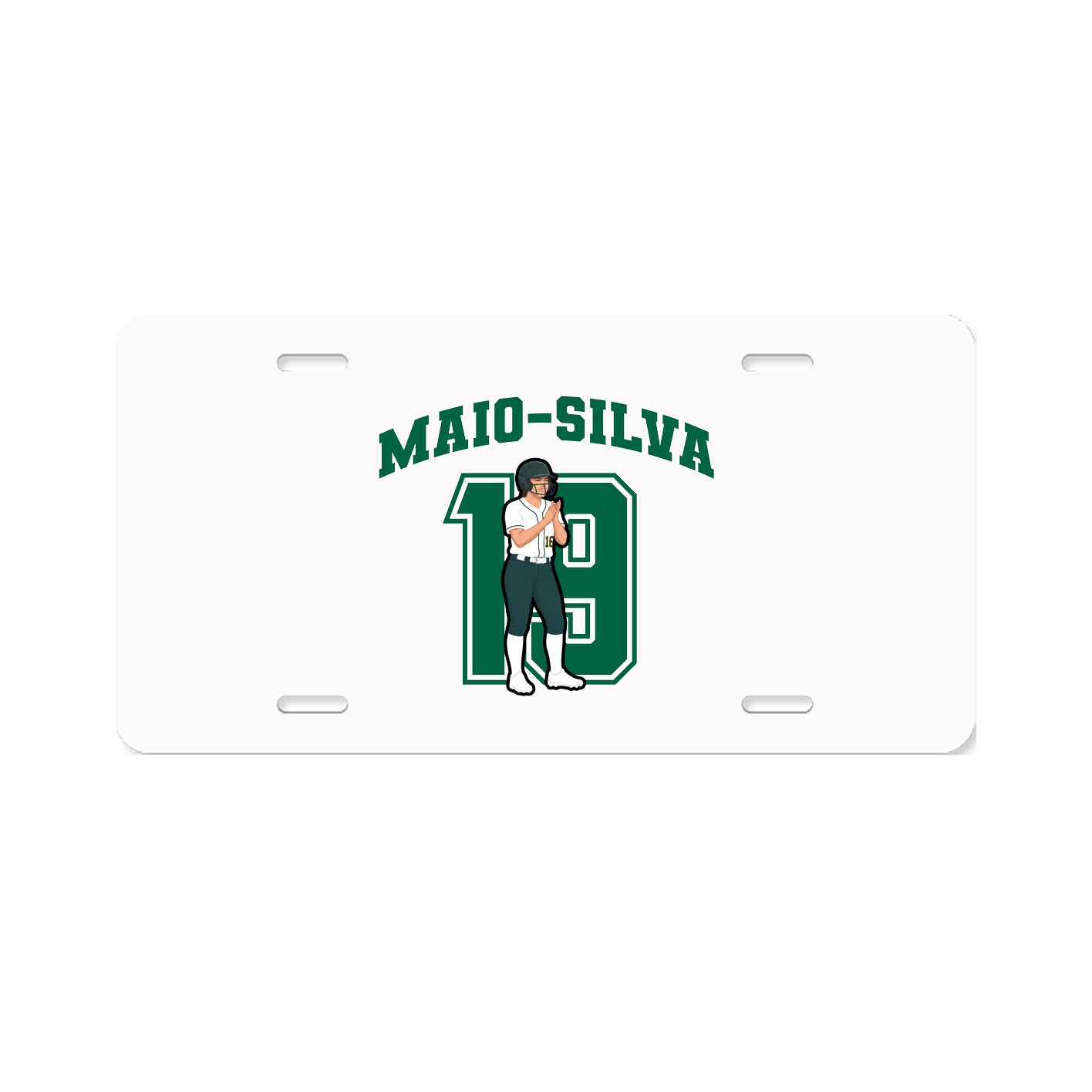 License Plate — Number in Classic