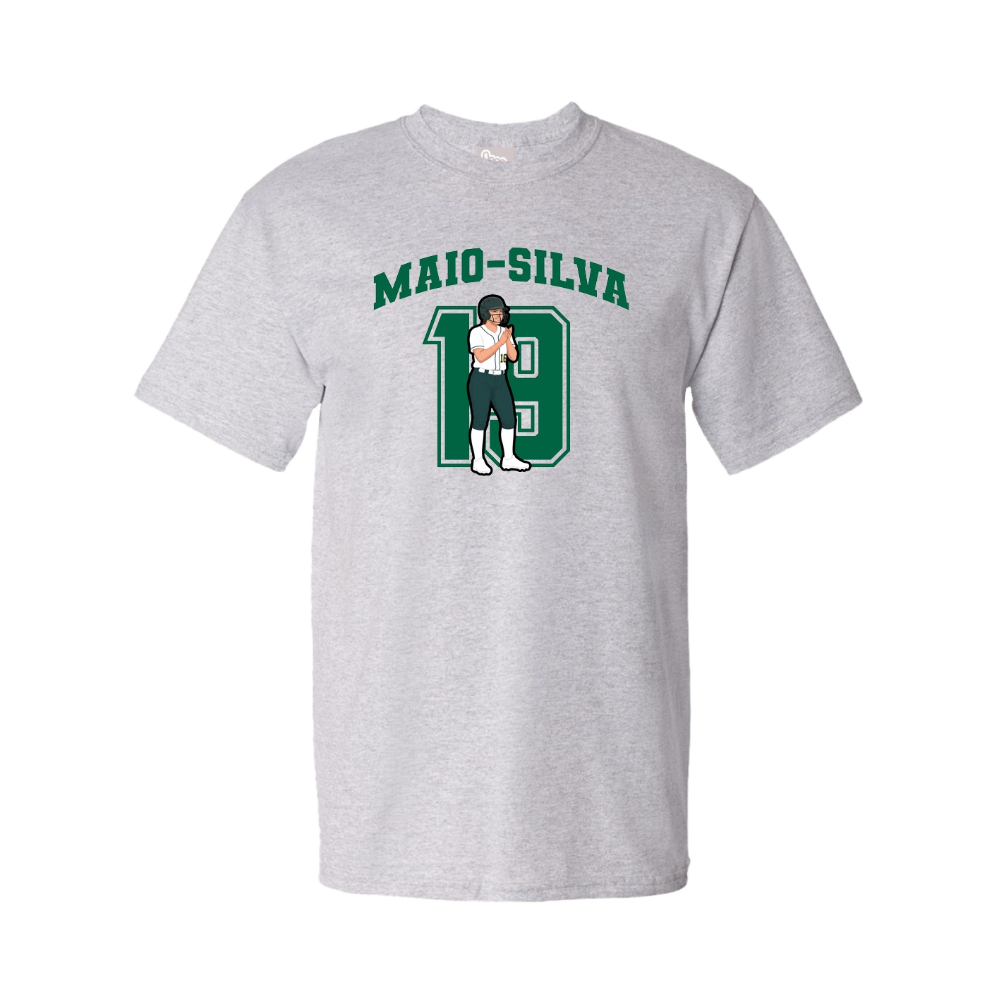 Youth Tee — Number in Grey