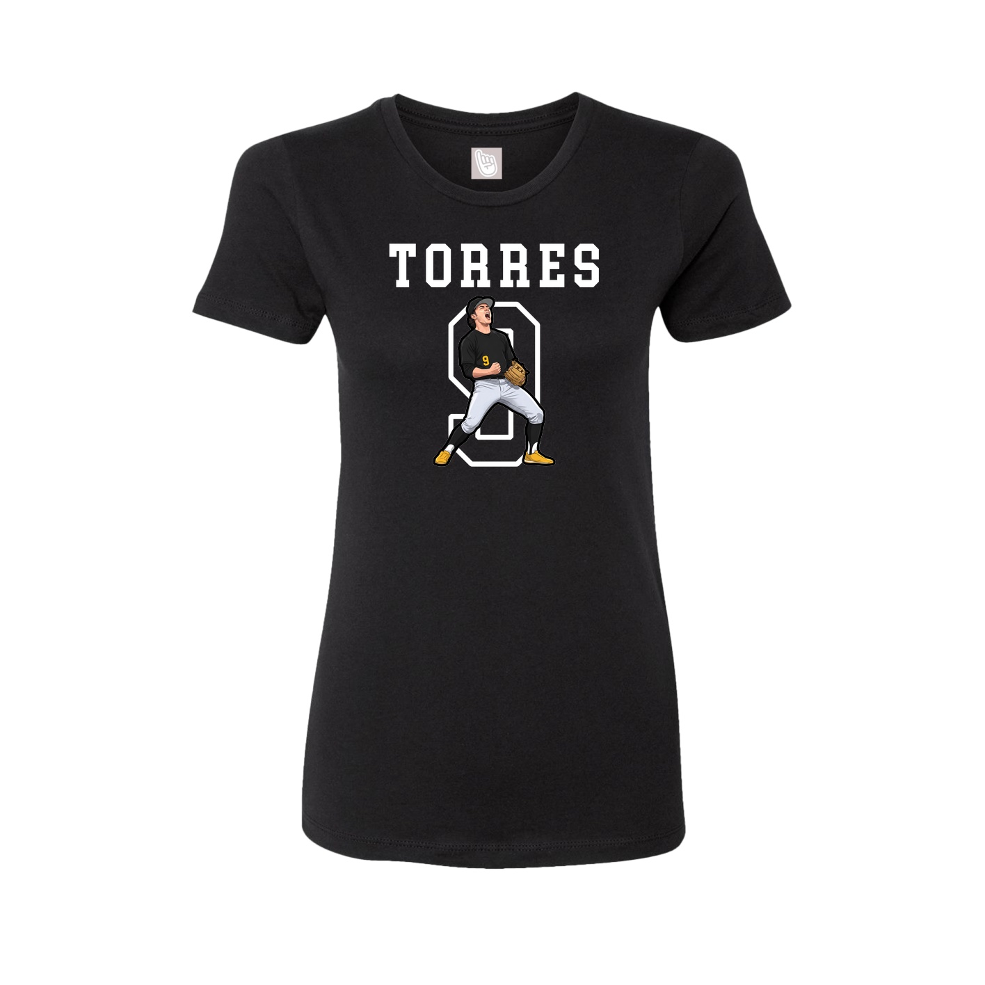 Fitted Women's Tee — Shirsey in Black