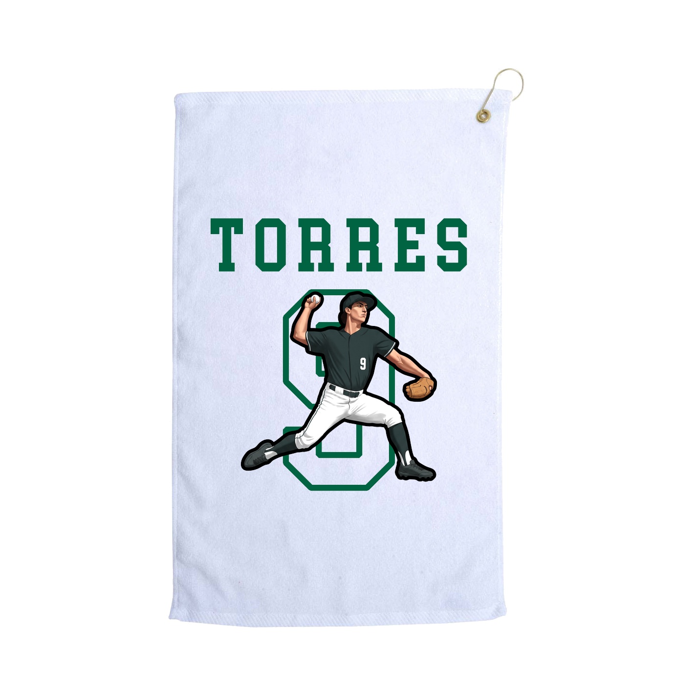 Golf Towel — Shirsey in White