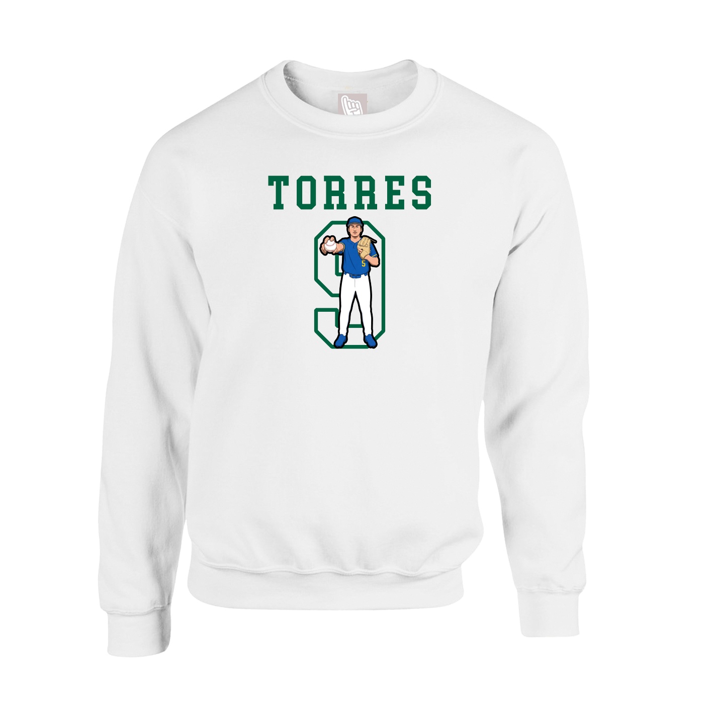 Fleece Crew — Shirsey in White