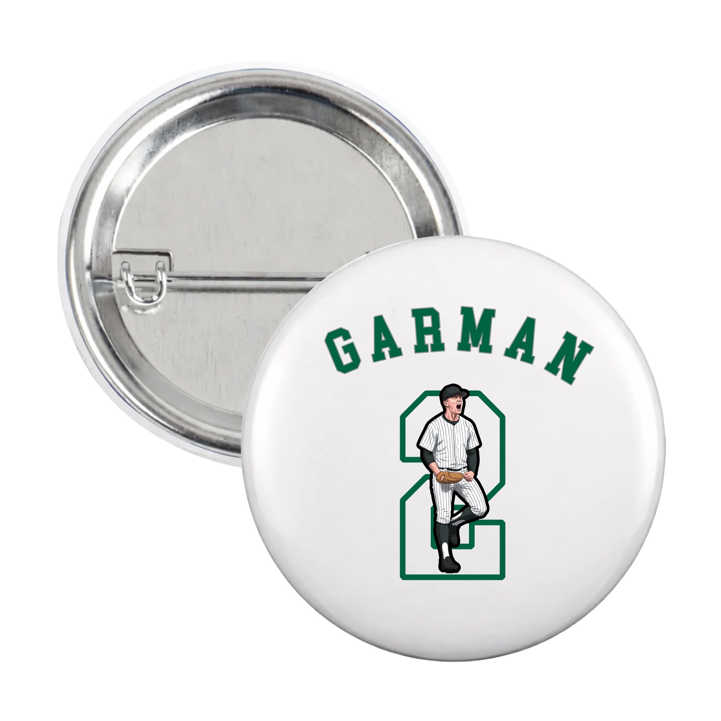 Game Day Button — Shirsey Arch in White