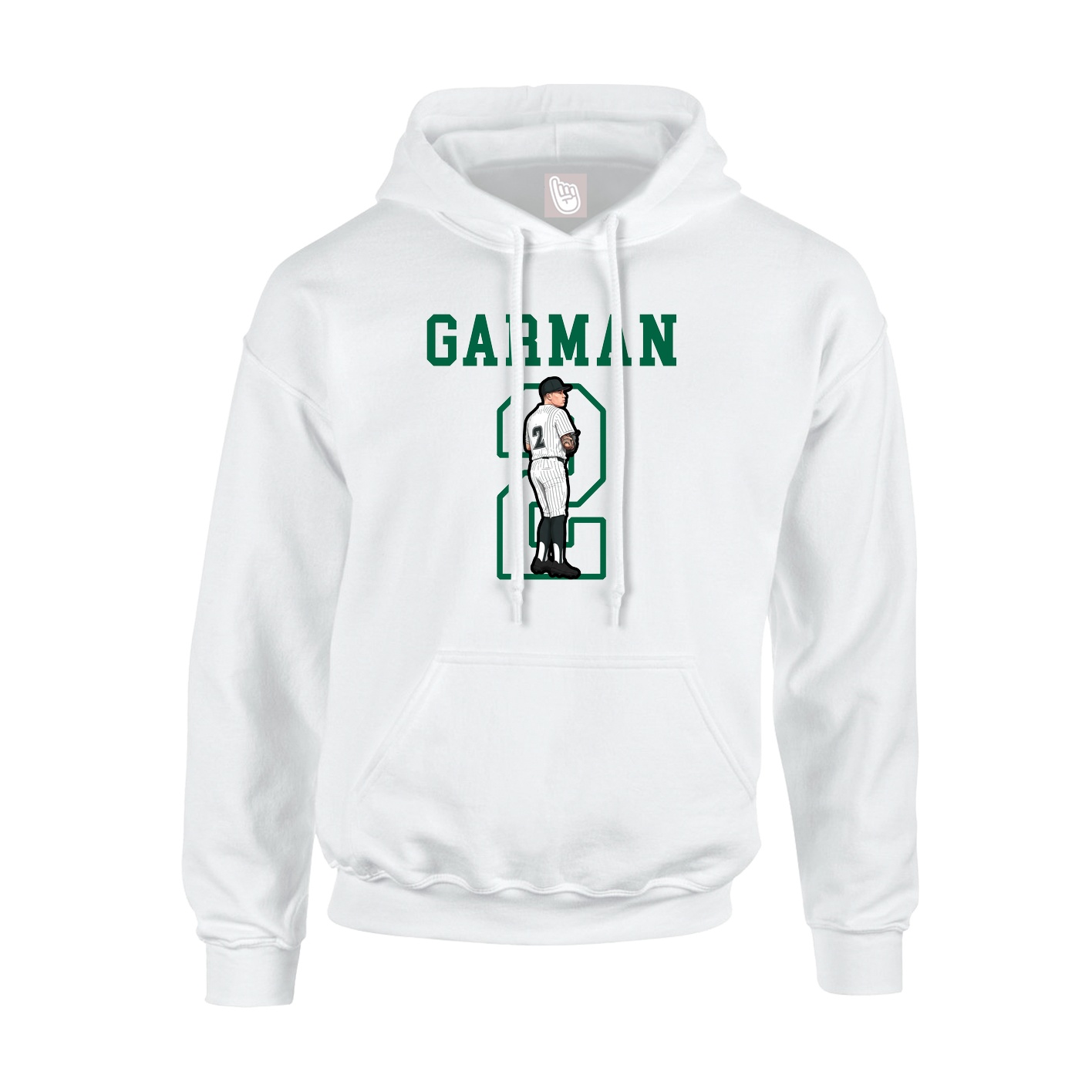 Hoodie — Shirsey in White