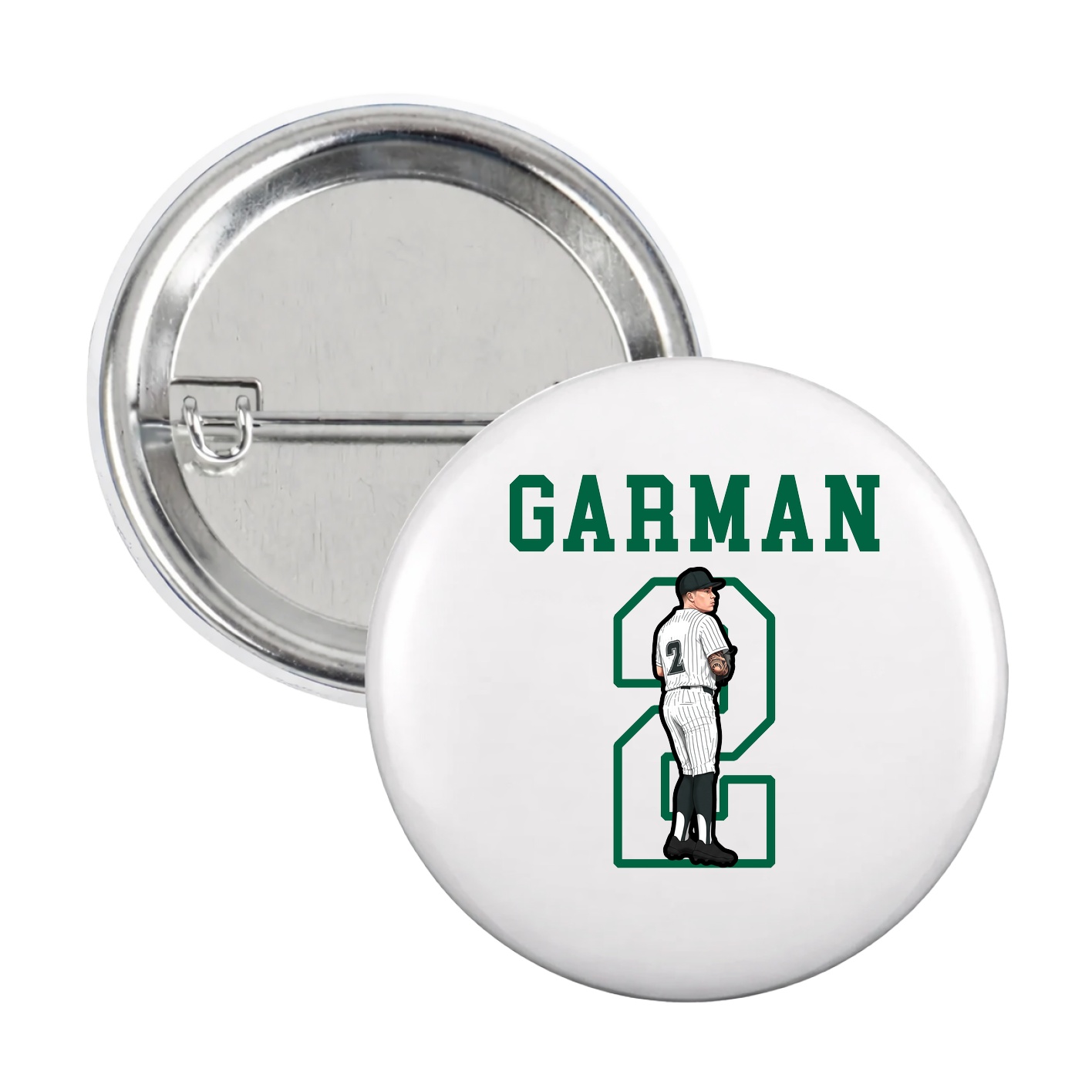 Game Day Button — Shirsey in White