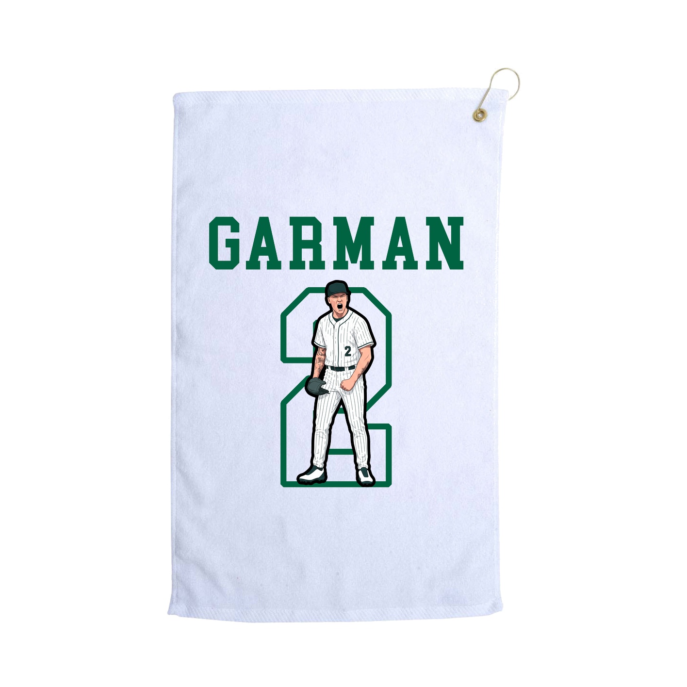 Golf Towel — Shirsey in White