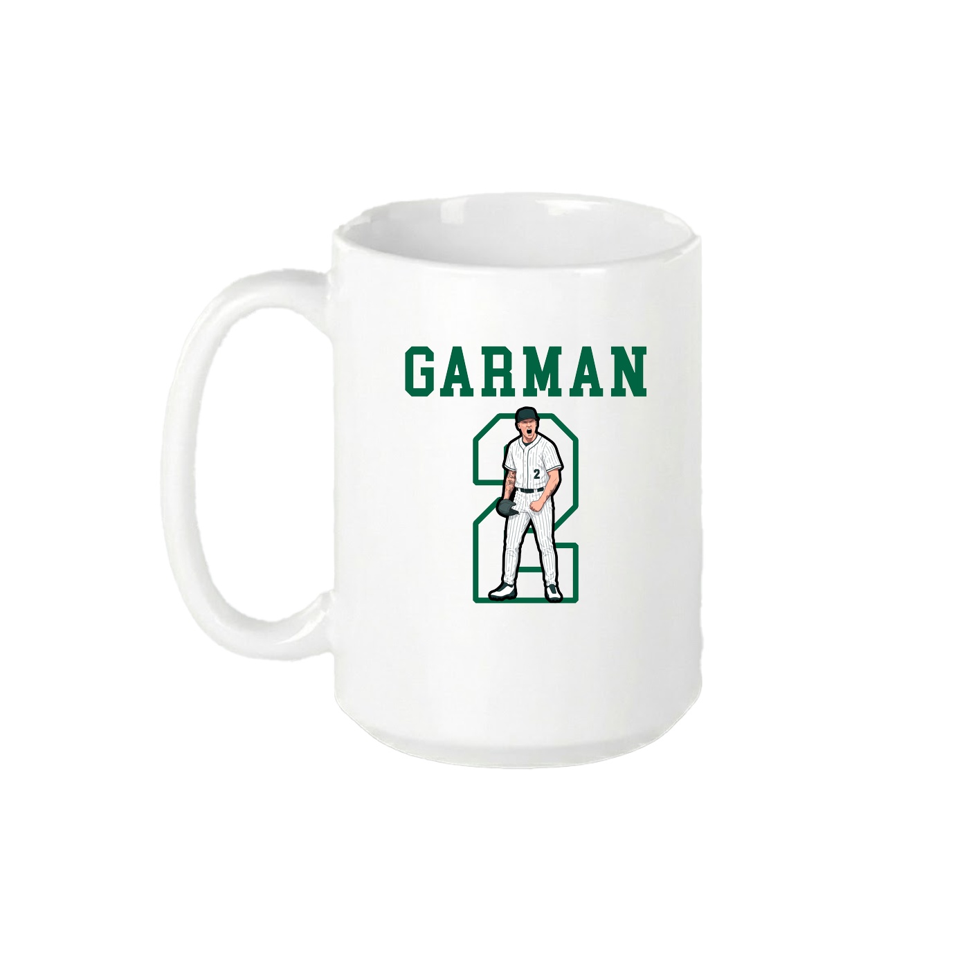 15oz Coffee Mug — Shirsey in White