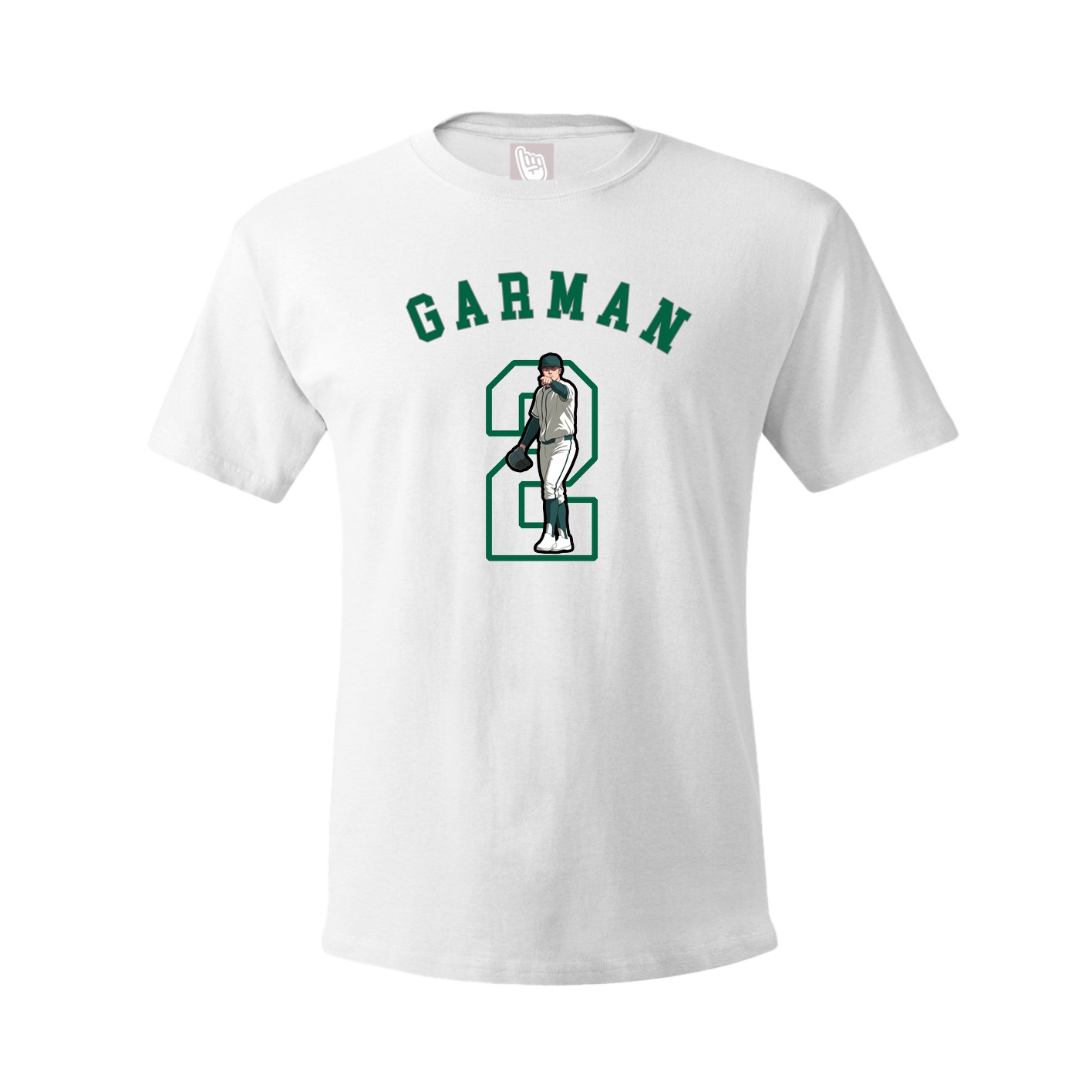 Youth Tee — Shirsey Arch in White