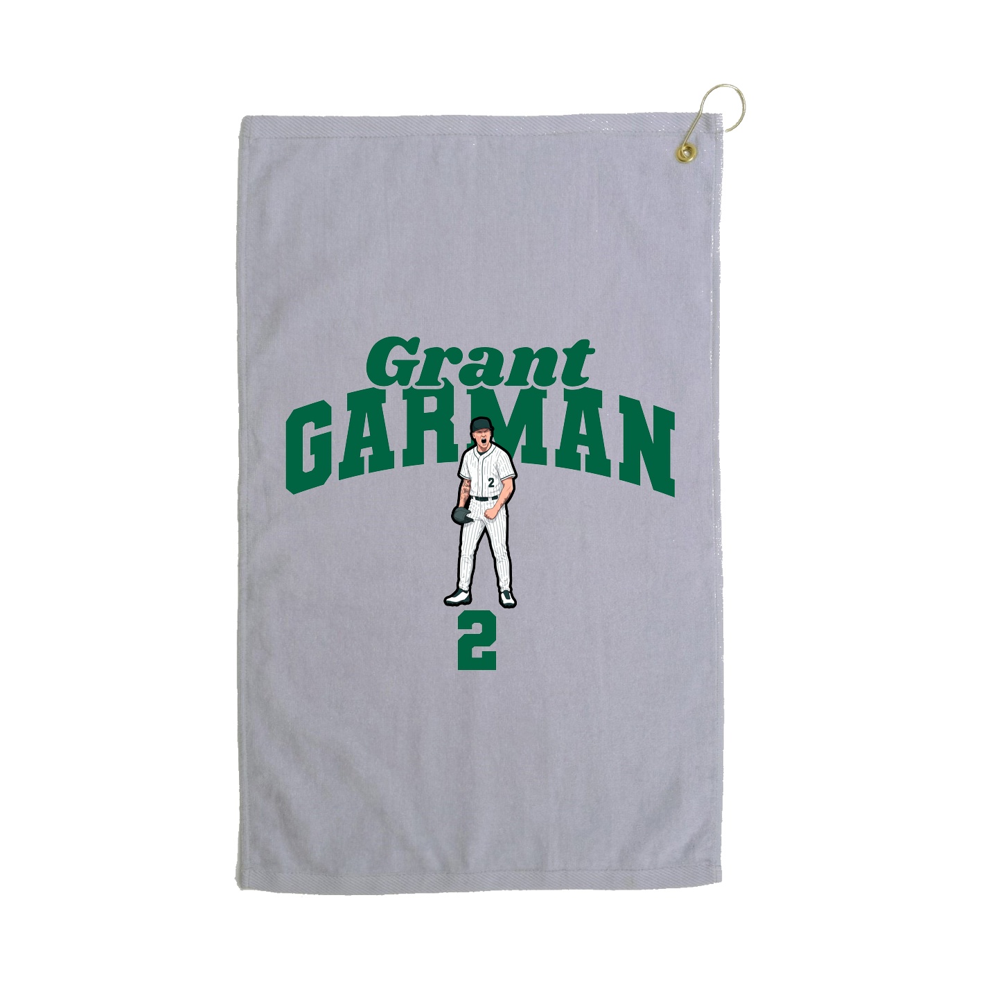Golf Towel — Signature Arch in Grey