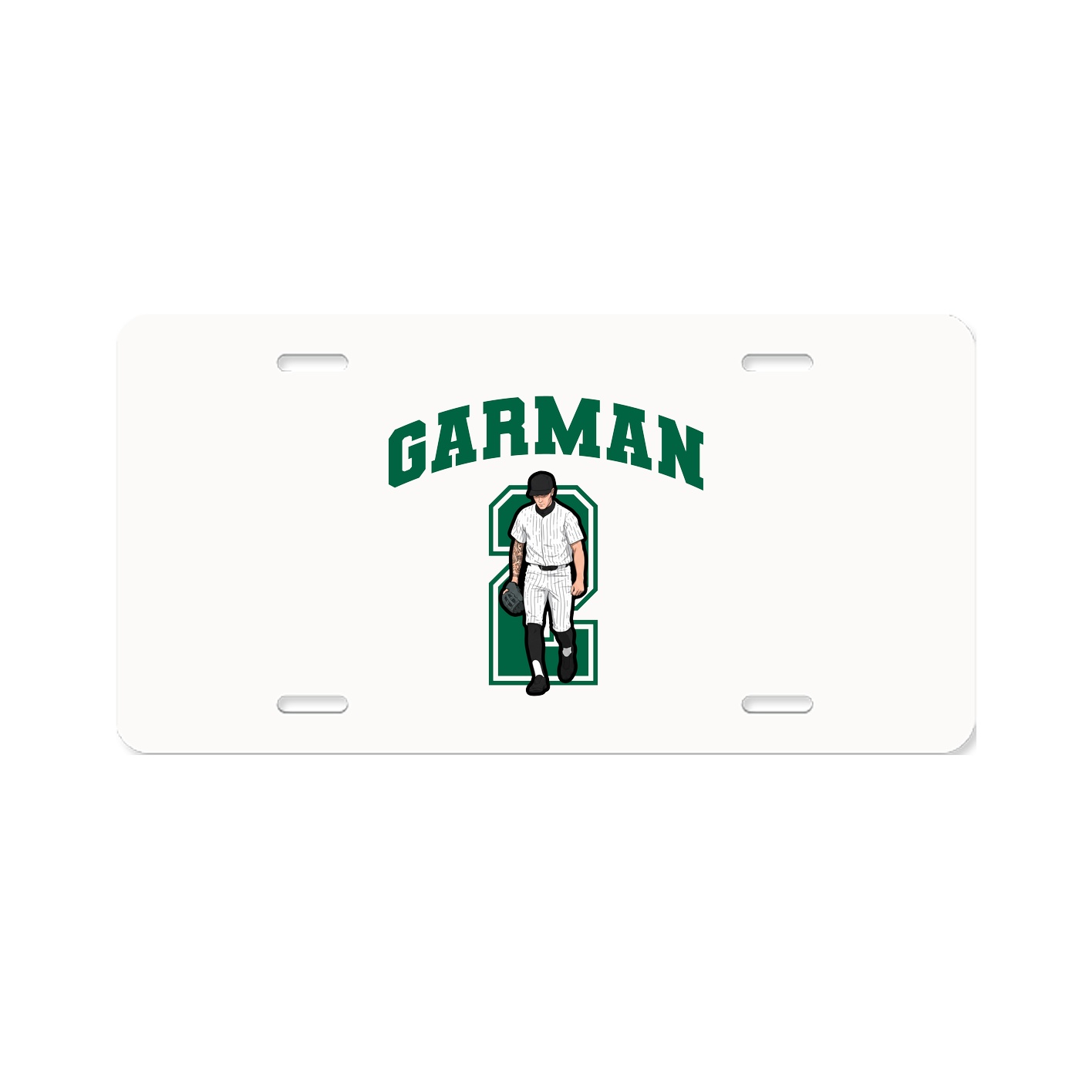 License Plate — Number in Classic