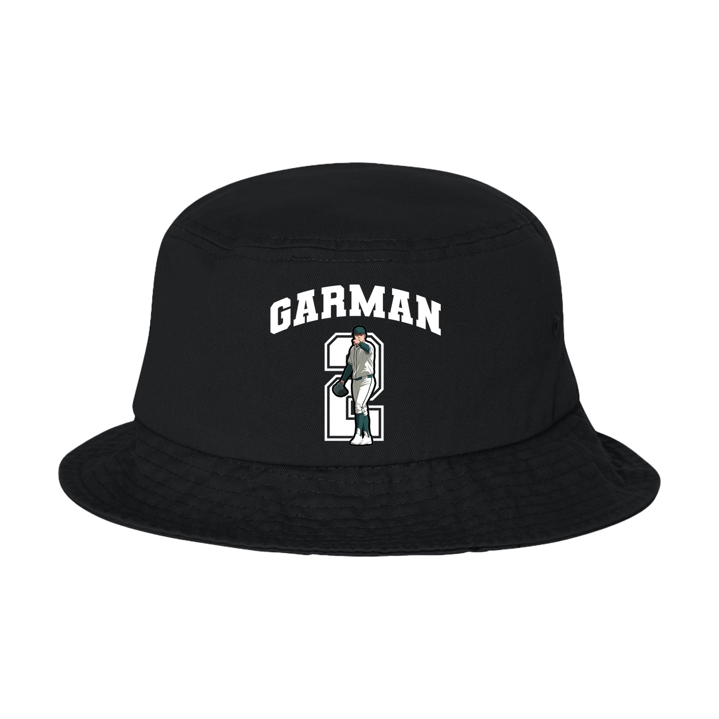 Bucket Cap — Number in Black