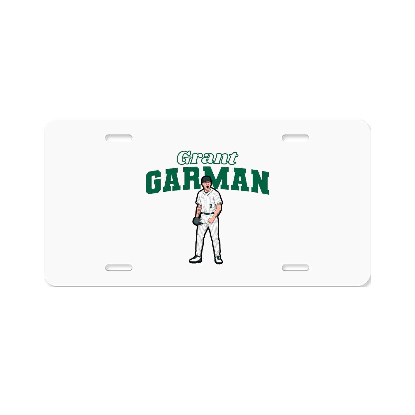 License Plate — Name Arch in Classic