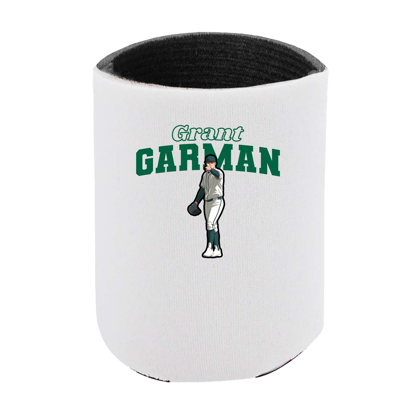 Can Holder — Name Arch in White