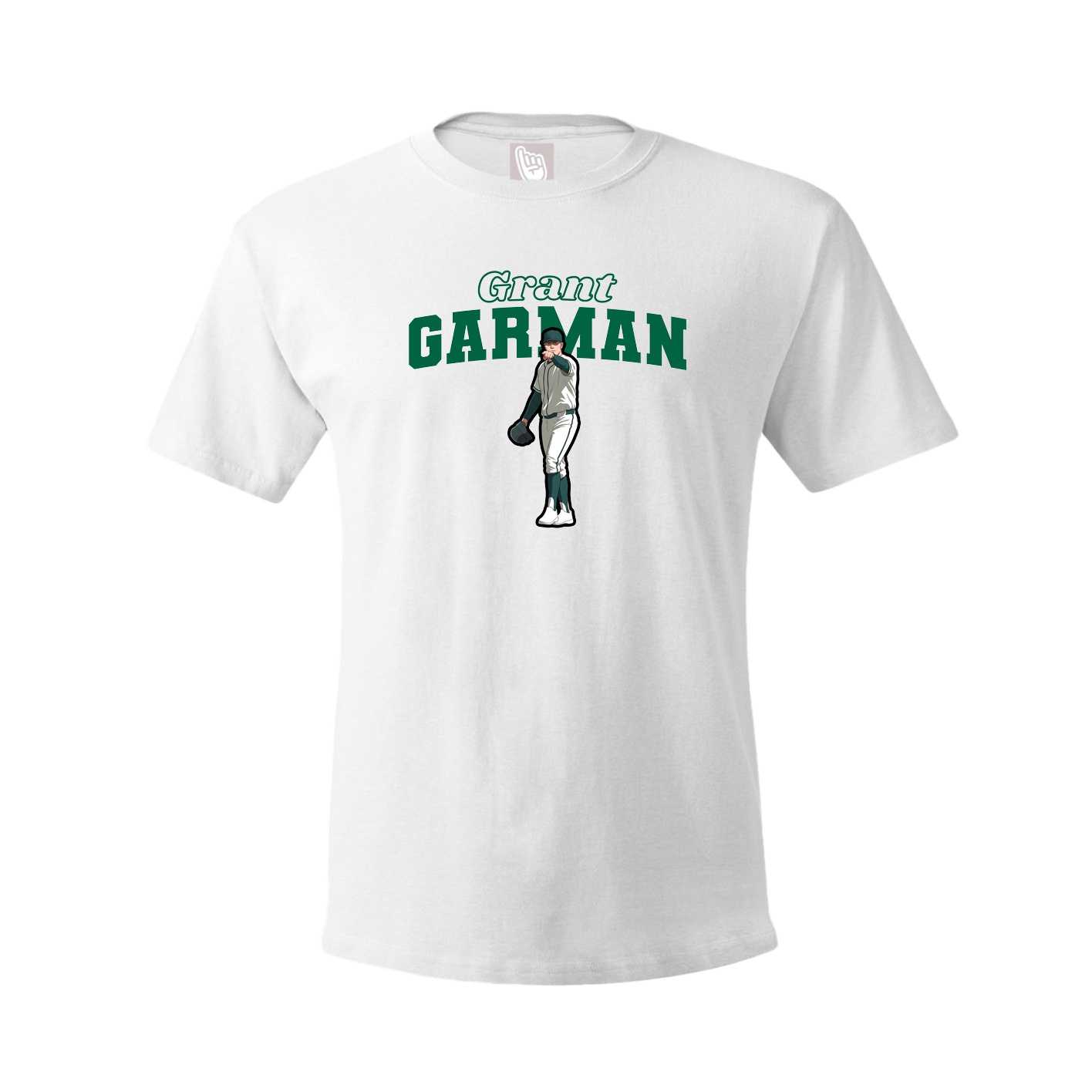 Tee — Name Arch in White