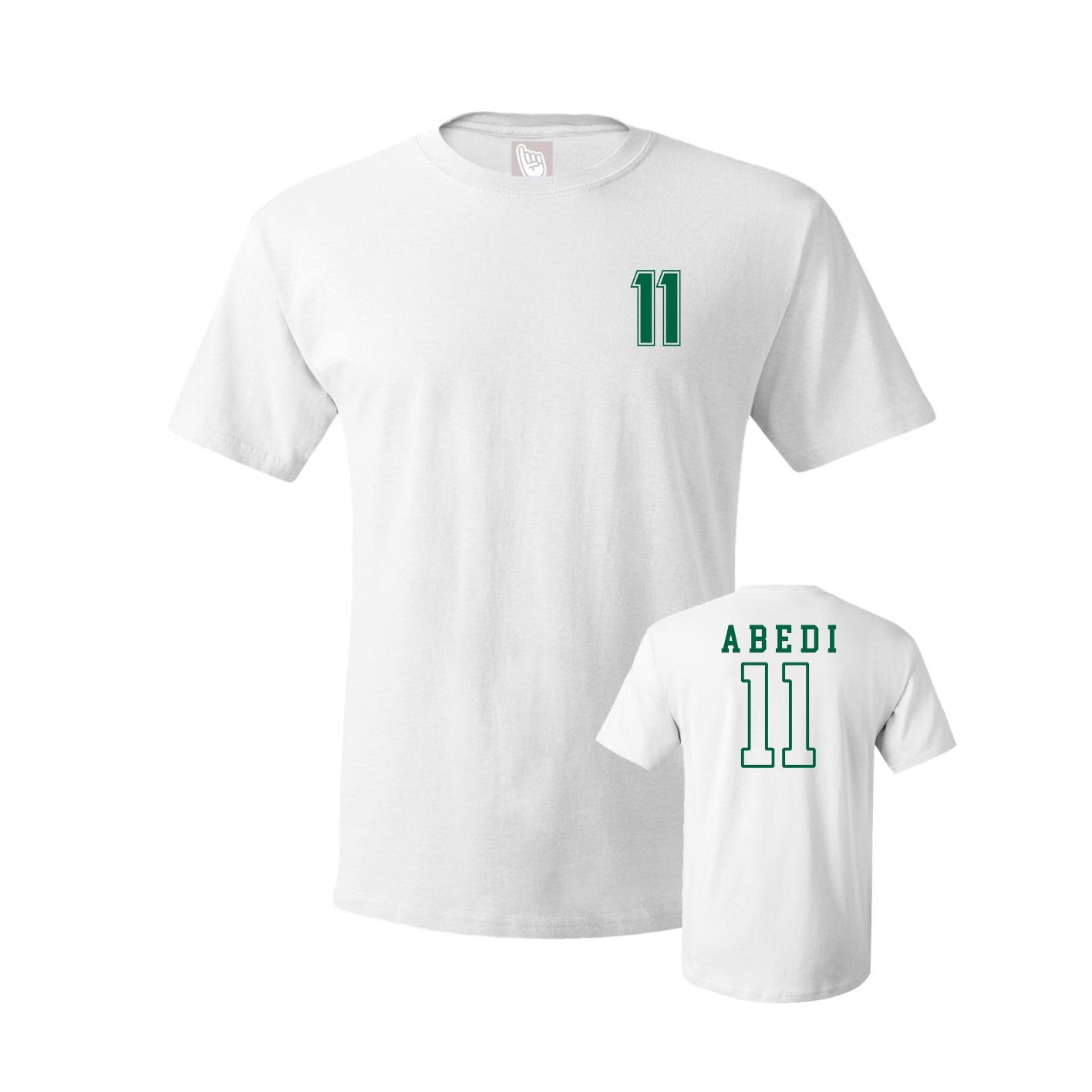 Youth Tee — Chest Back in White