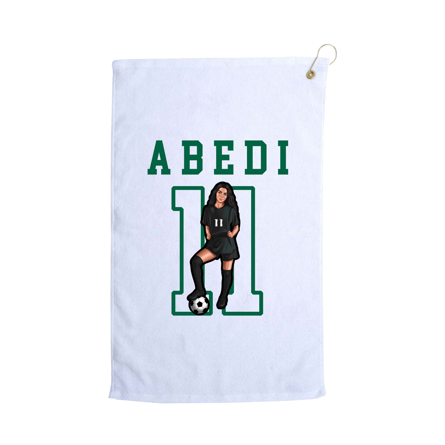Golf Towel — Shirsey in White