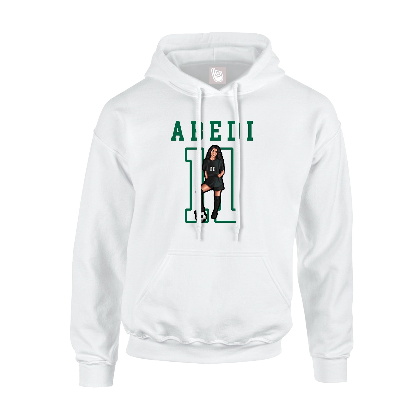 Youth Hoodie — Shirsey in White