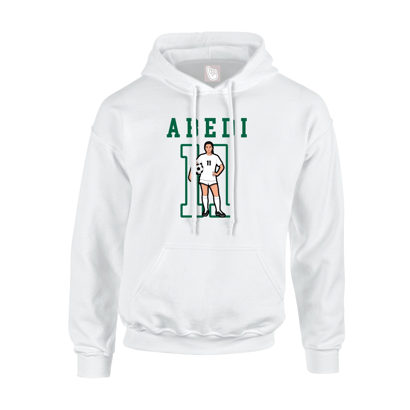 Youth Hoodie — Shirsey in White