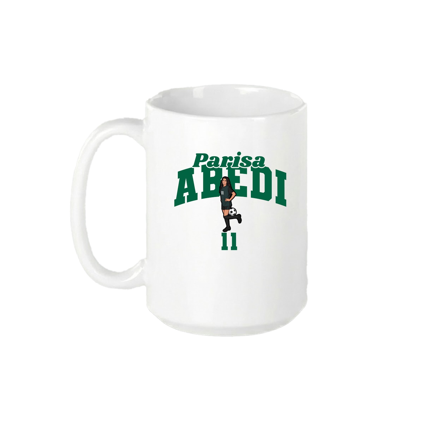 15oz Coffee Mug — Signature Arch in White