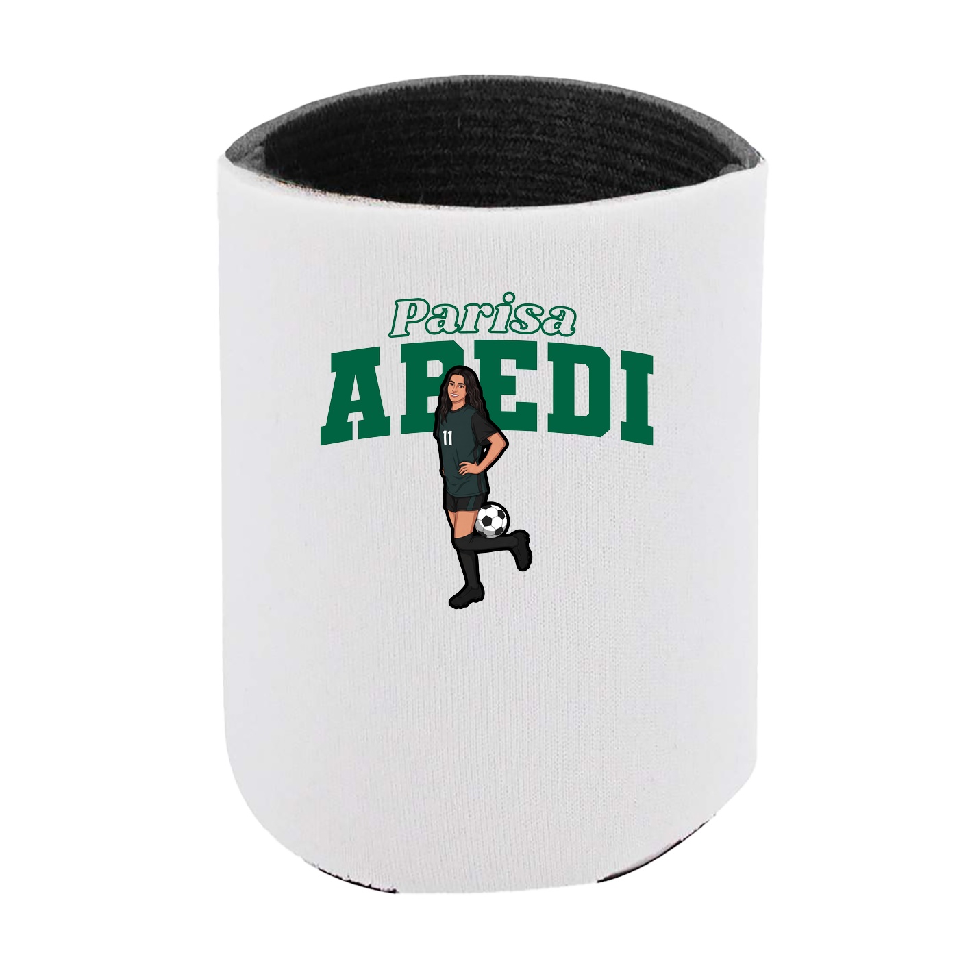 Can Holder — Name Arch in White