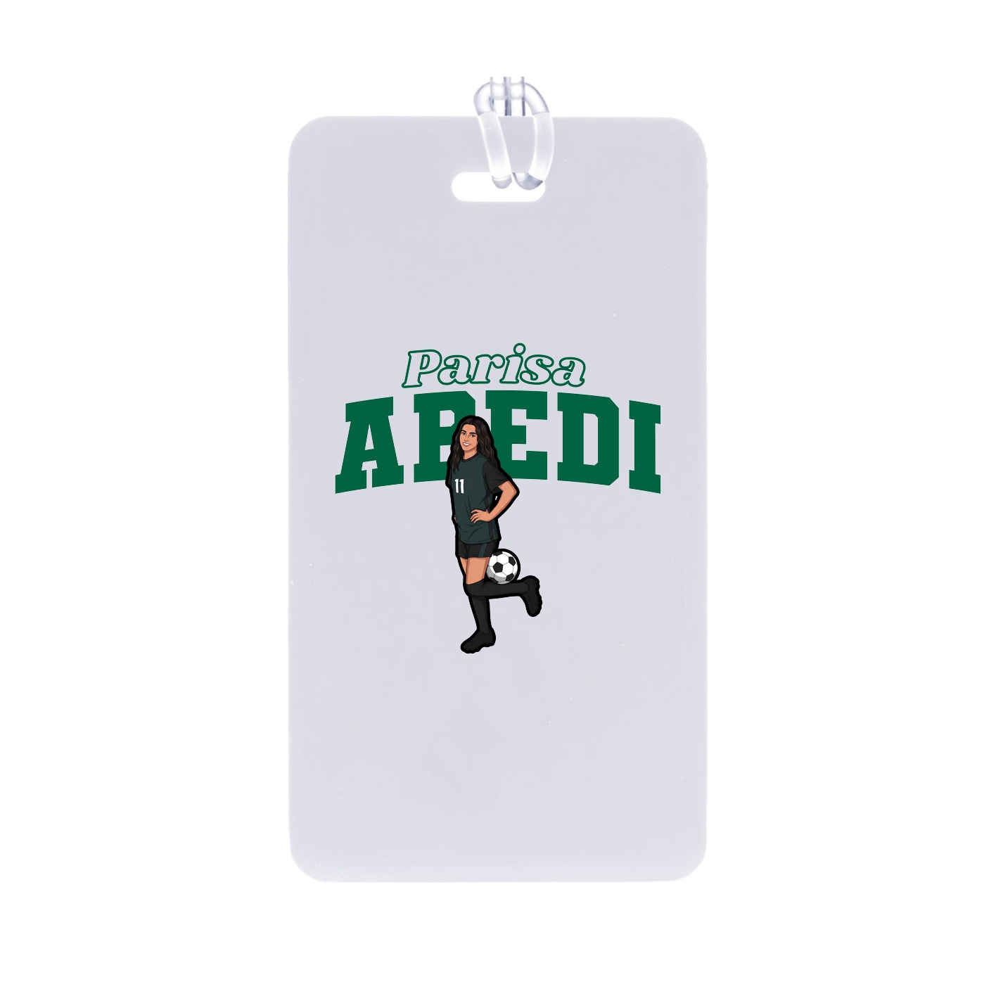 Bag Tag — Name Arch in Classic