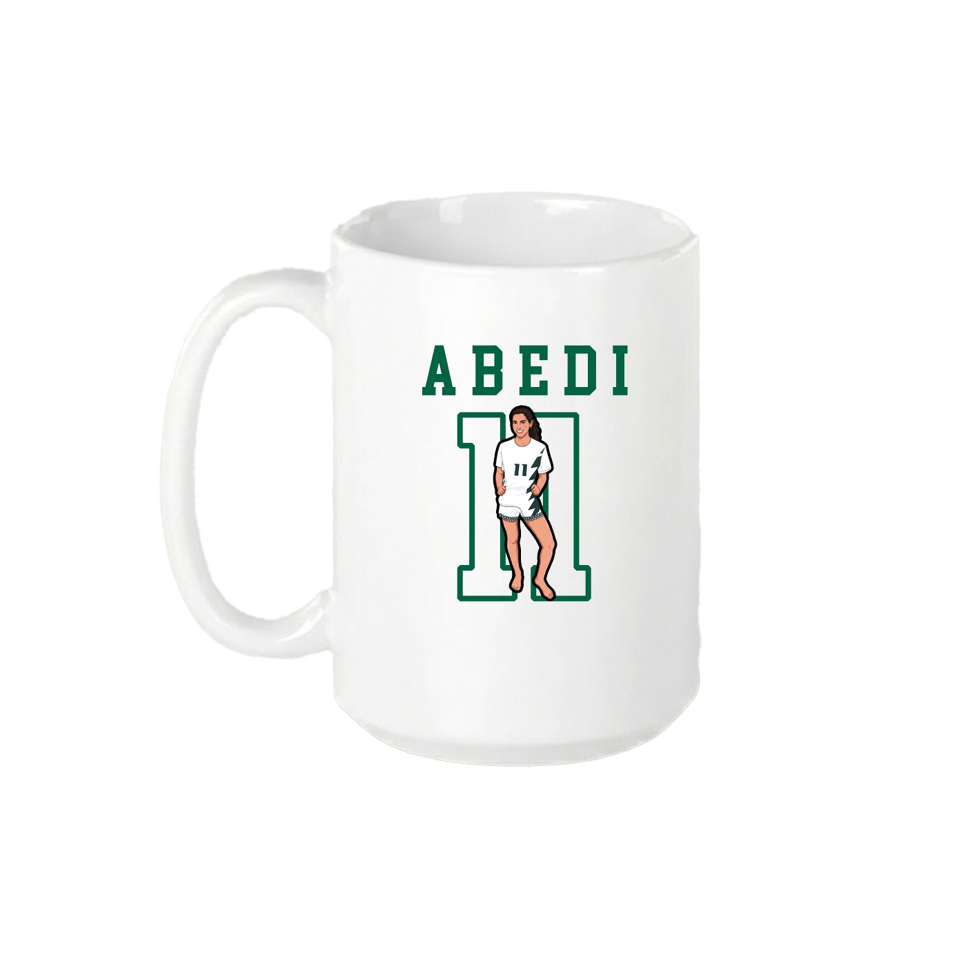 15oz Coffee Mug — Shirsey in White