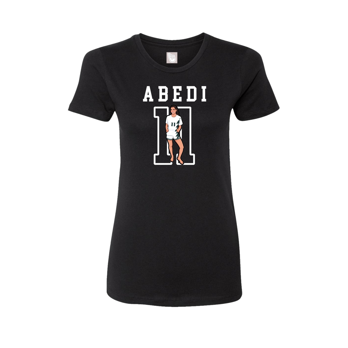 Fitted Women's Tee — Shirsey in Black