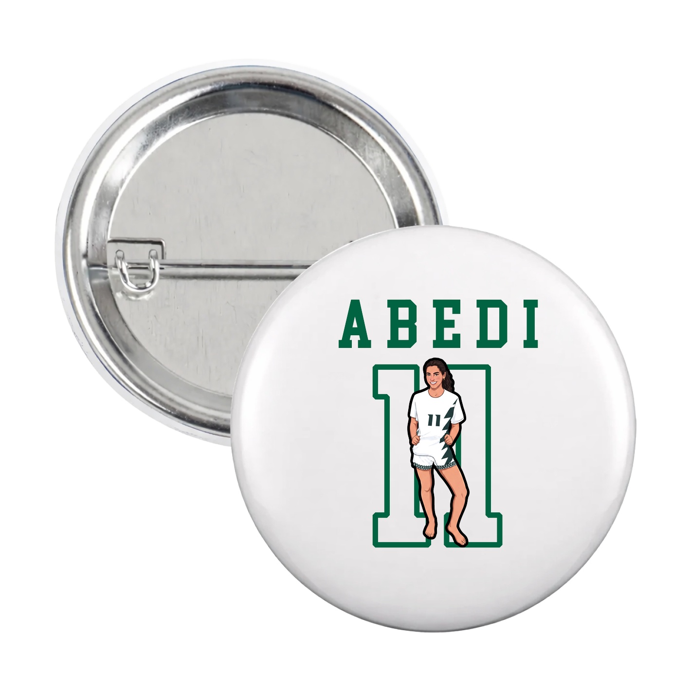 Game Day Button — Shirsey in White