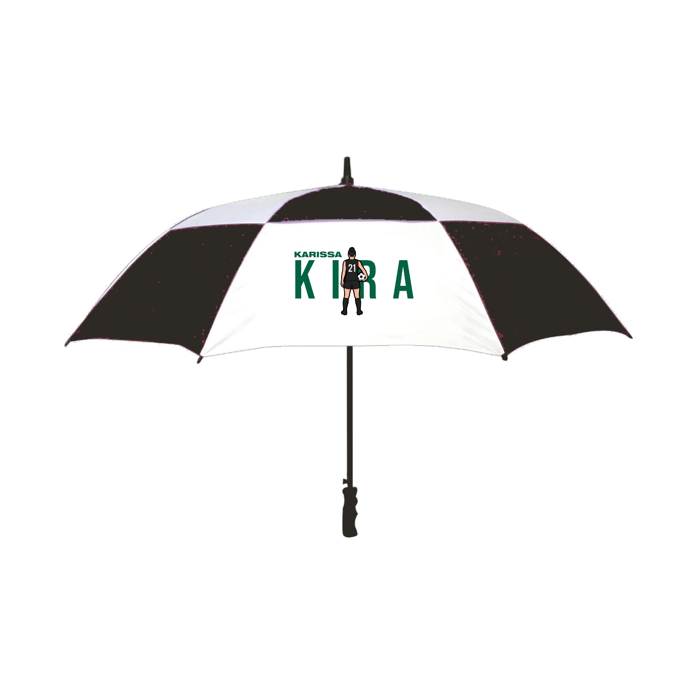 Golf Umbrella — Player Name in Black