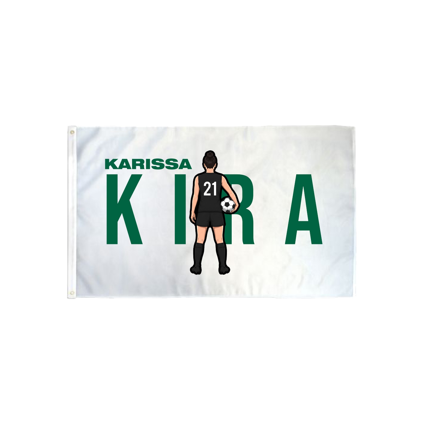 3x5 Flag — Player Name in Classic