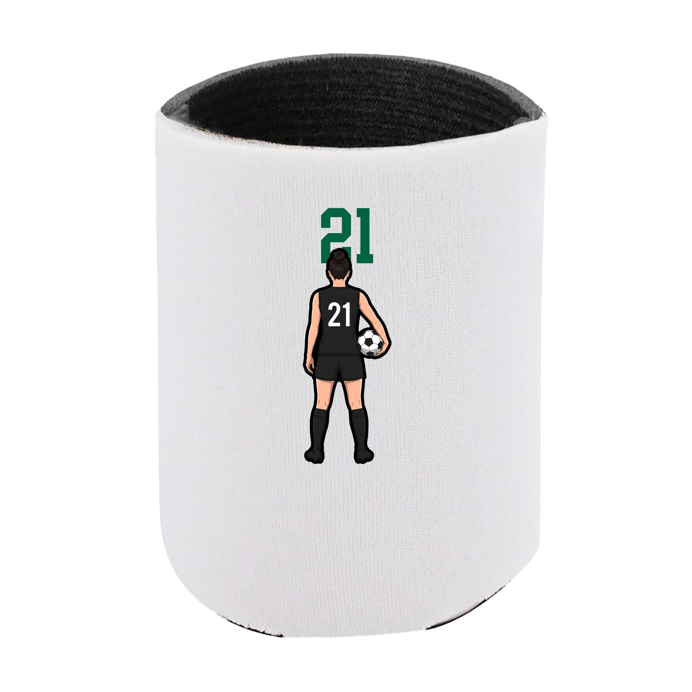 Can Holder — Number Top in White