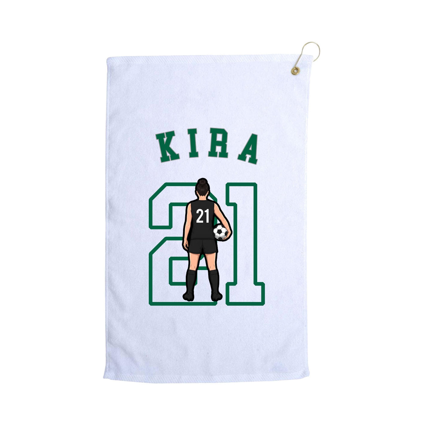 Golf Towel — Shirsey Arch in White