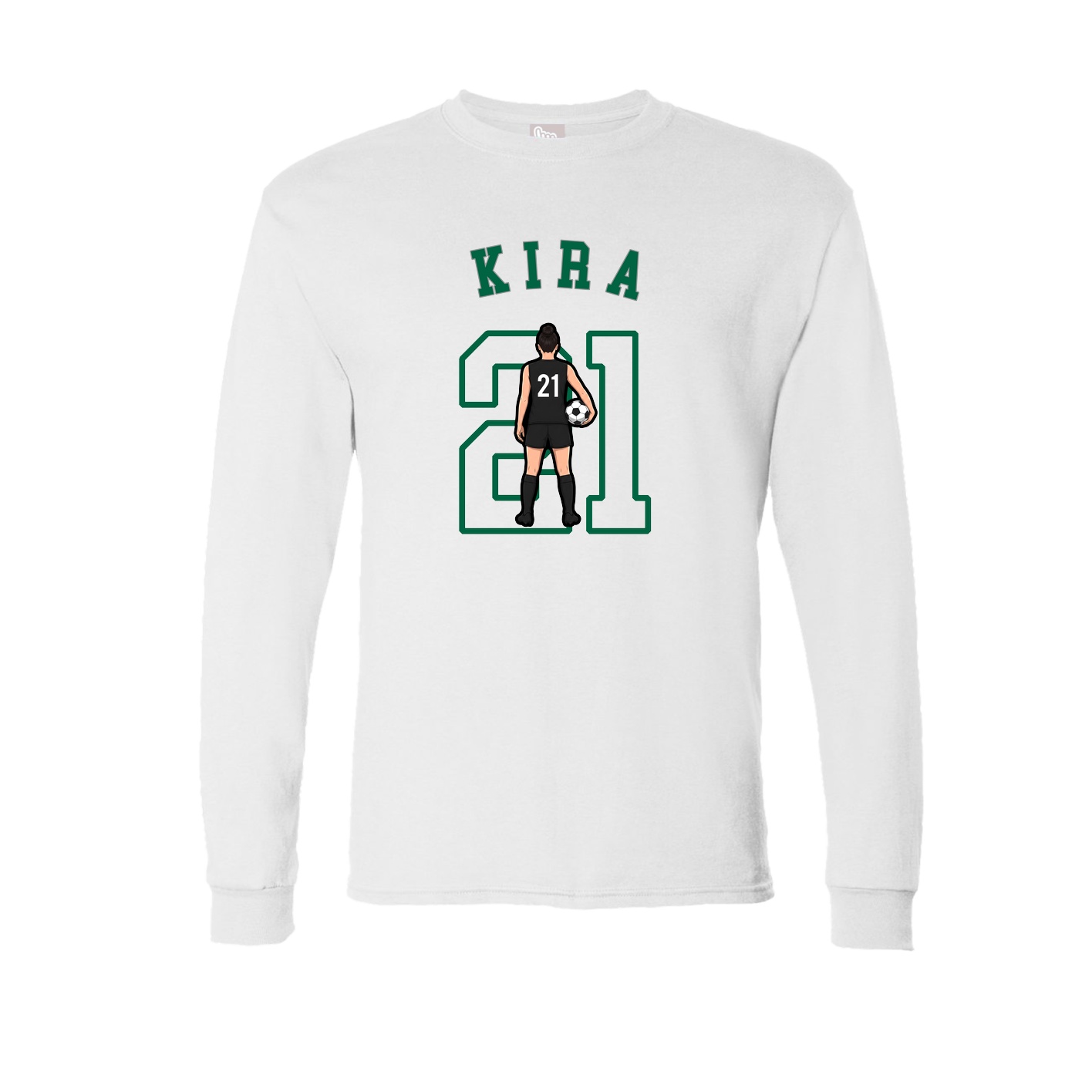 Long Sleeve Tee — Shirsey Arch in White