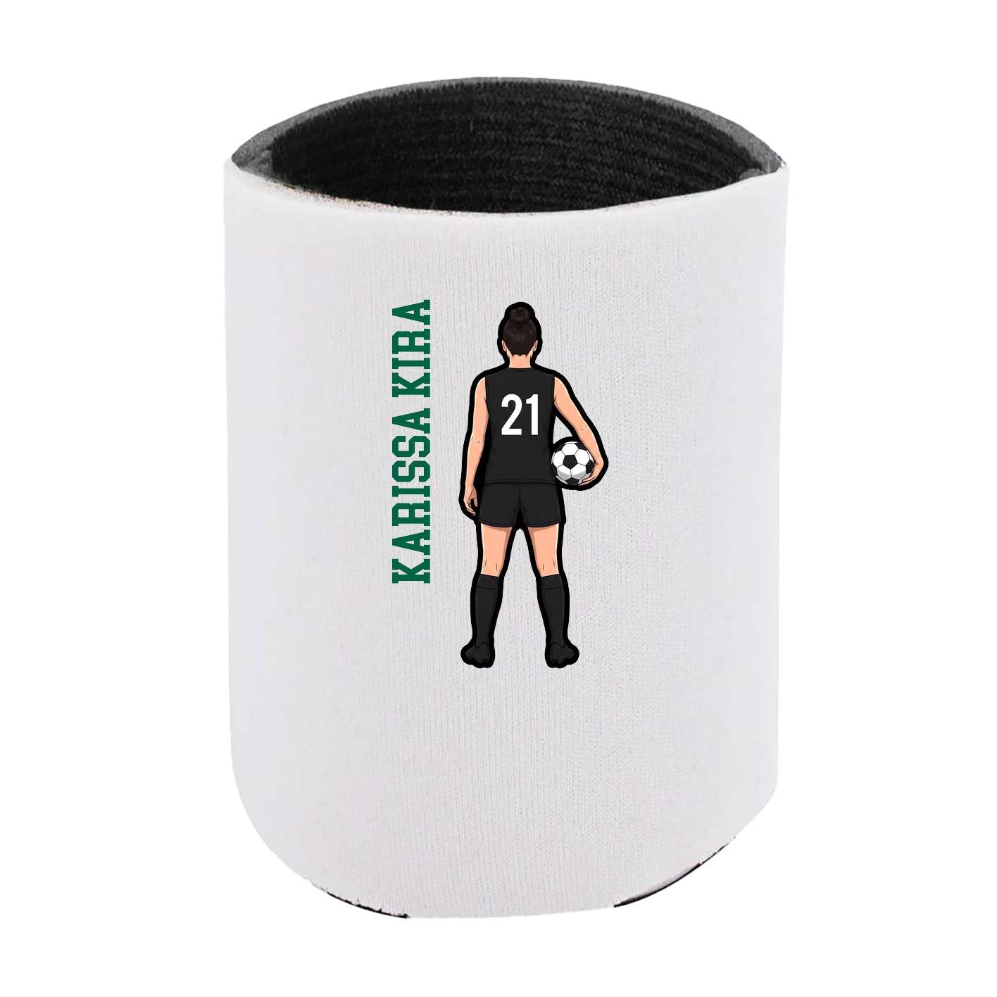 Can Holder — Name Vertical in White