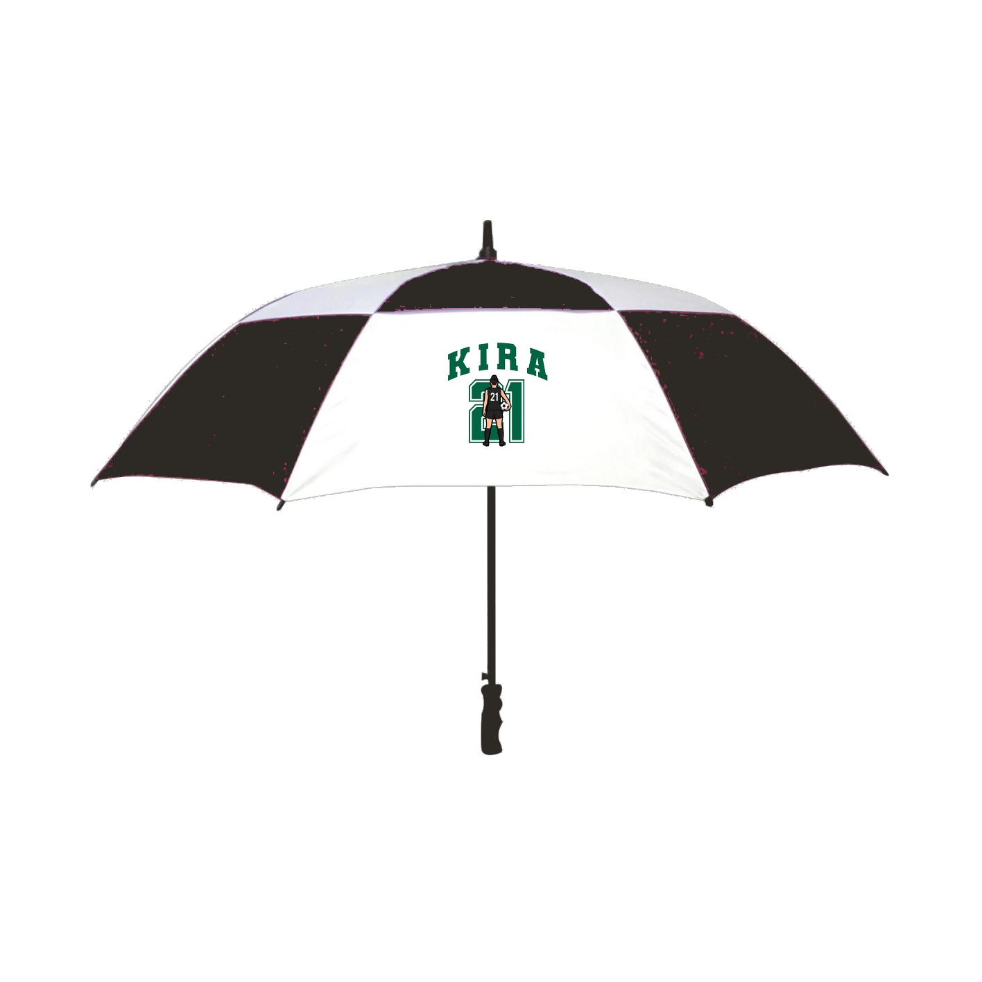 Golf Umbrella — Number in Black