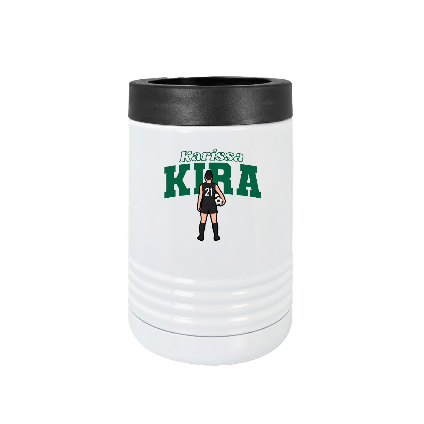 Beverage Holder — Name Arch in White