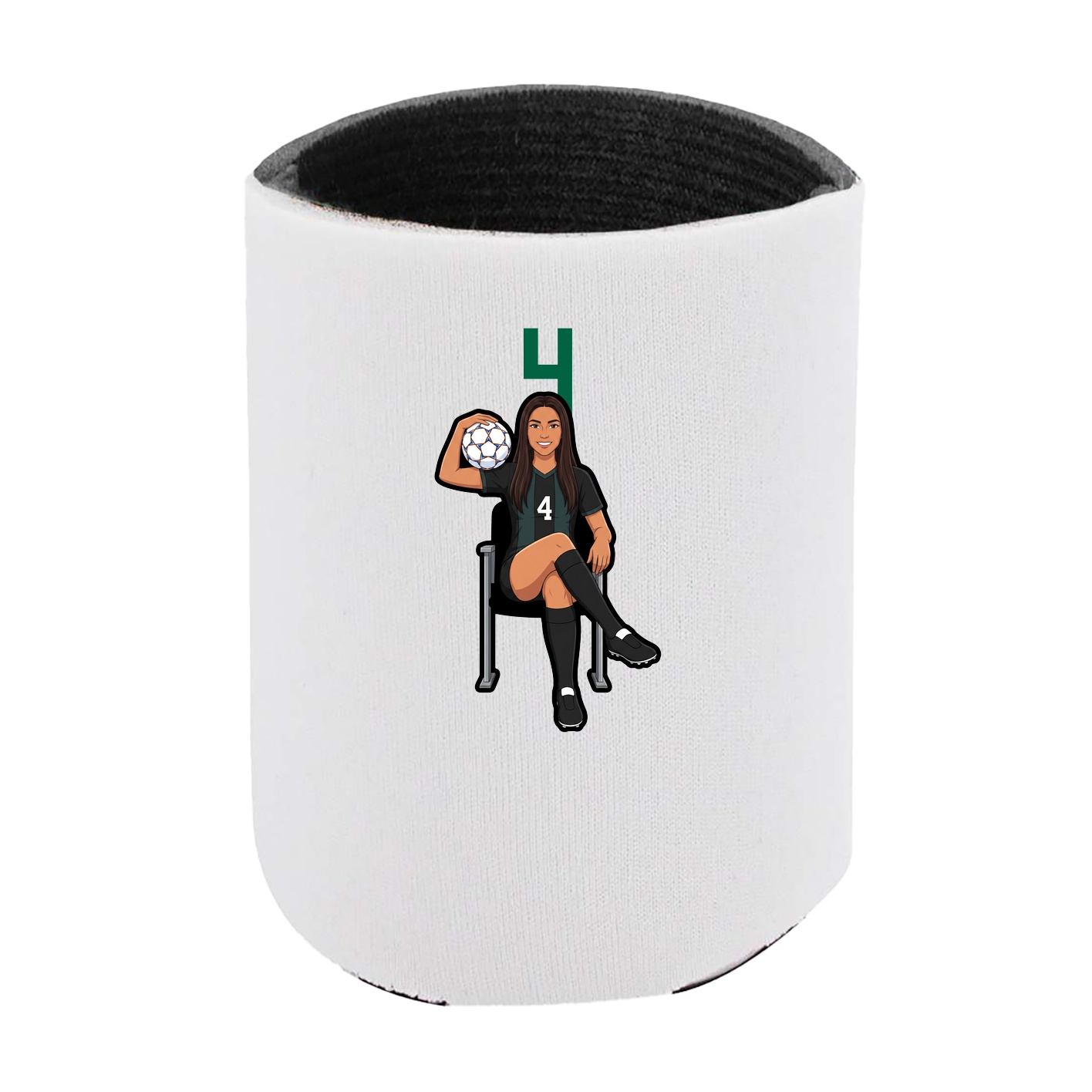 Can Holder — Number Top in White