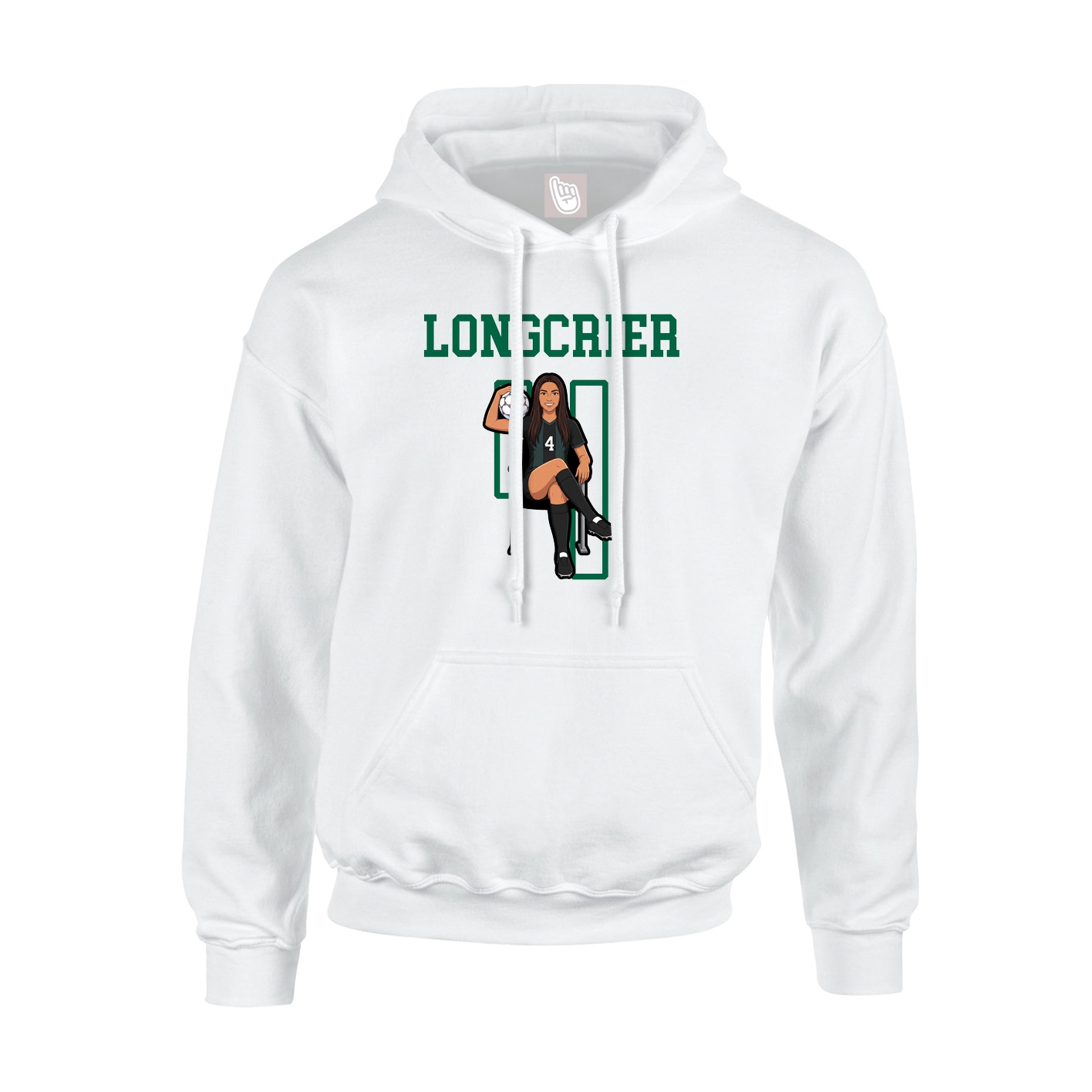 Youth Hoodie — Shirsey in White