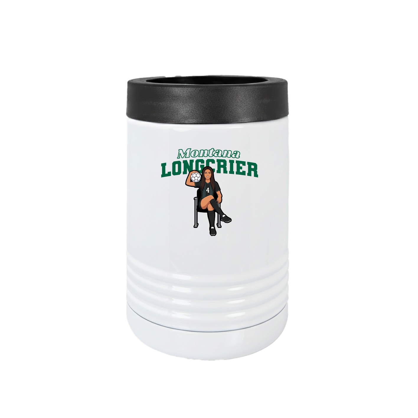 Beverage Holder — Name Arch in White