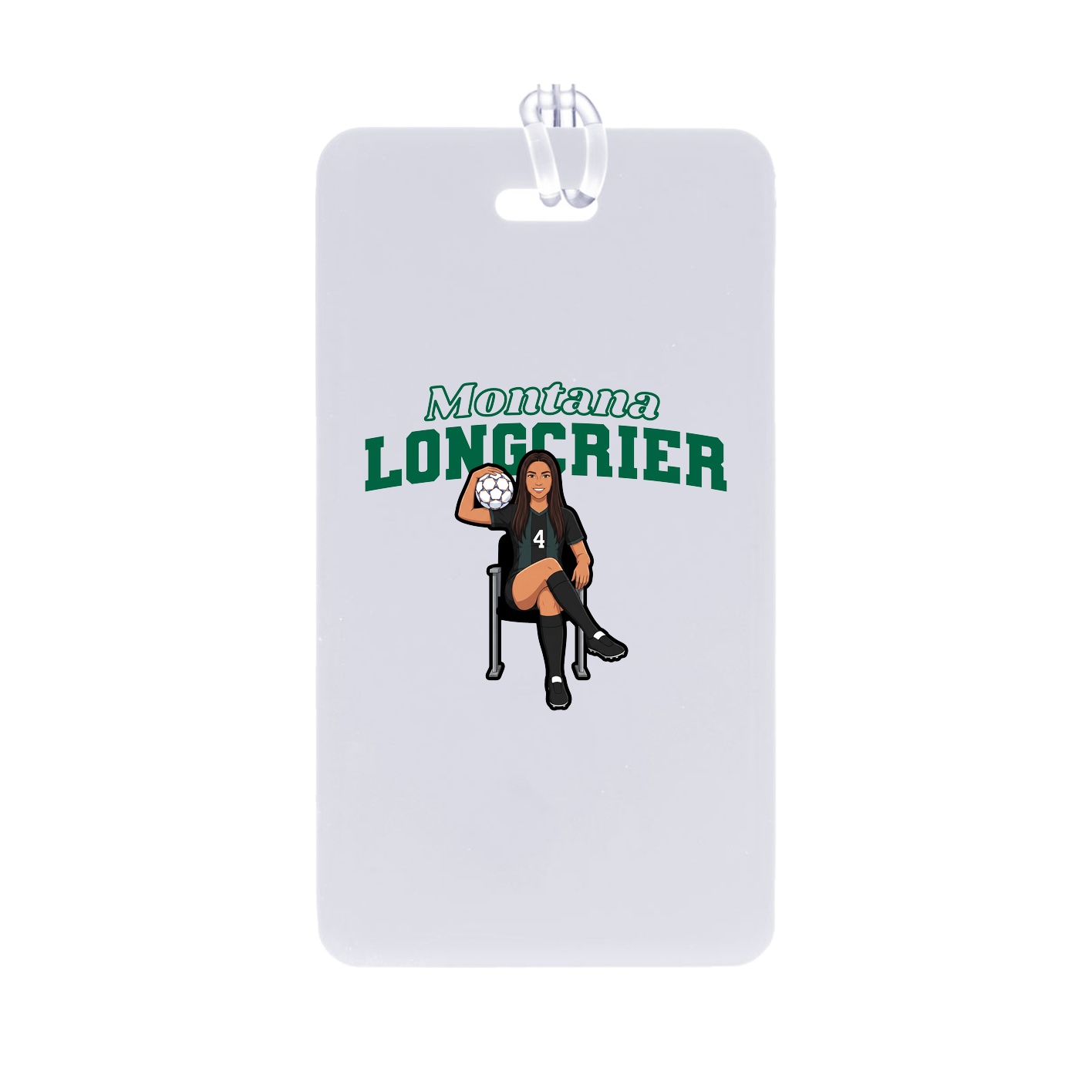 Bag Tag — Name Arch in Classic