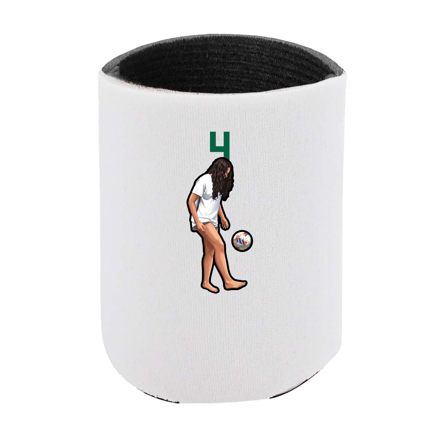 Can Holder — Number Top in White