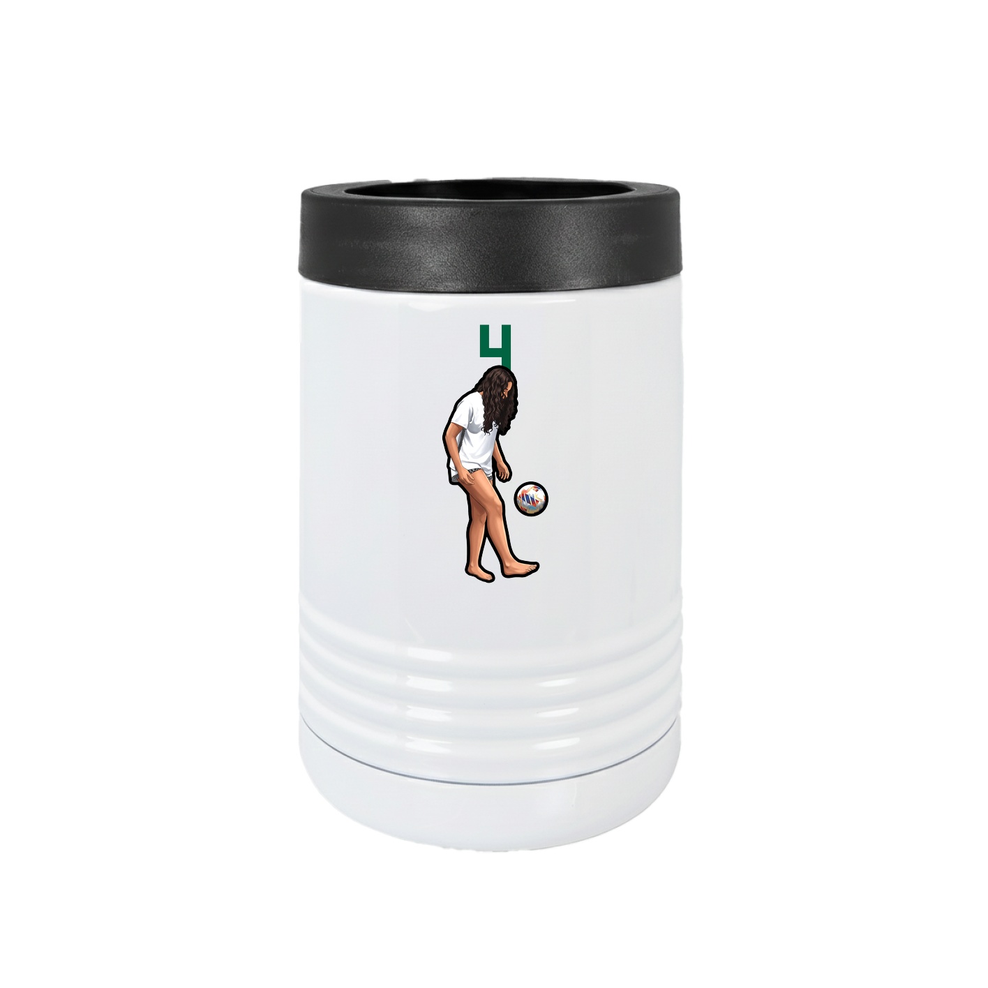 Beverage Holder — Number Top in White