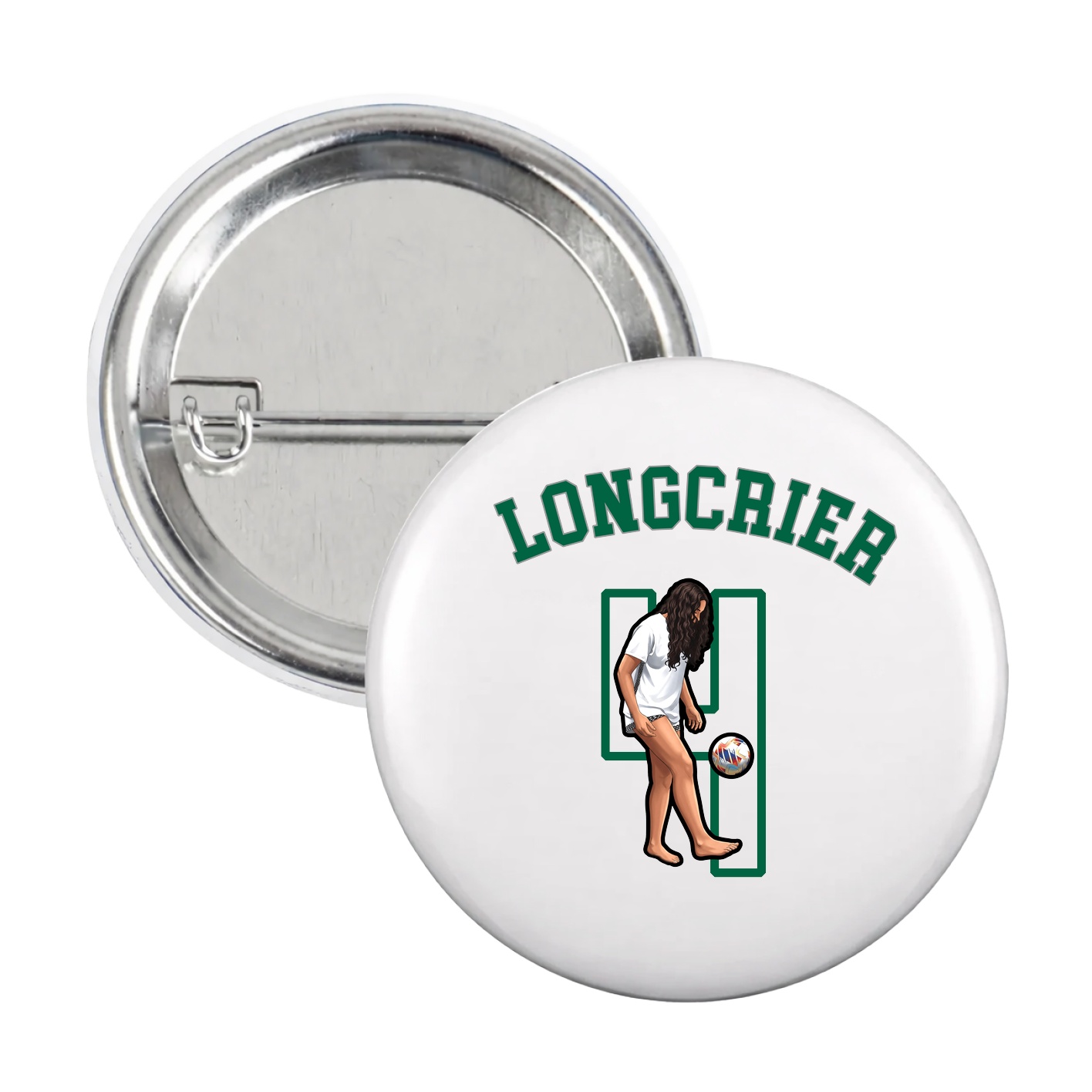 Game Day Button — Shirsey Arch in White