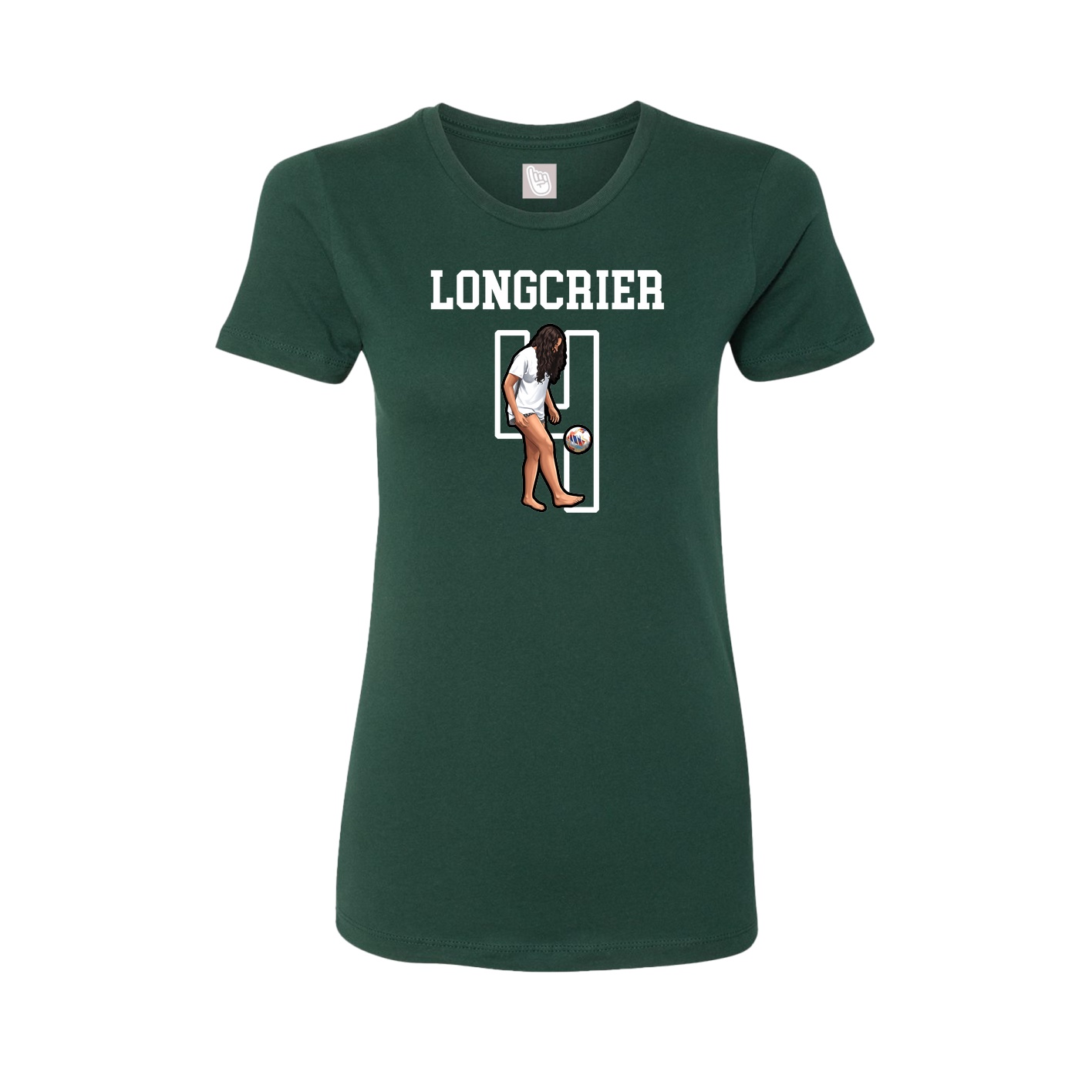 Fitted Women's Tee — Shirsey in Green