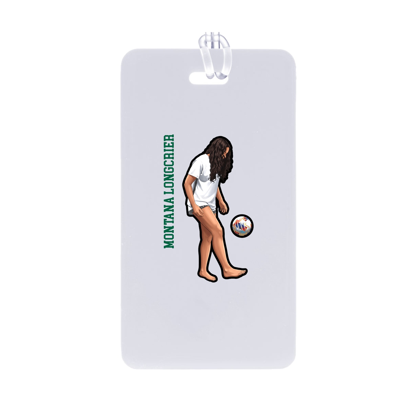 Bag Tag — Name Vertical in Classic