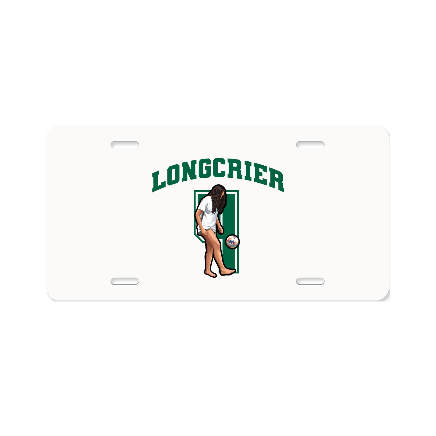 License Plate — Number in Classic