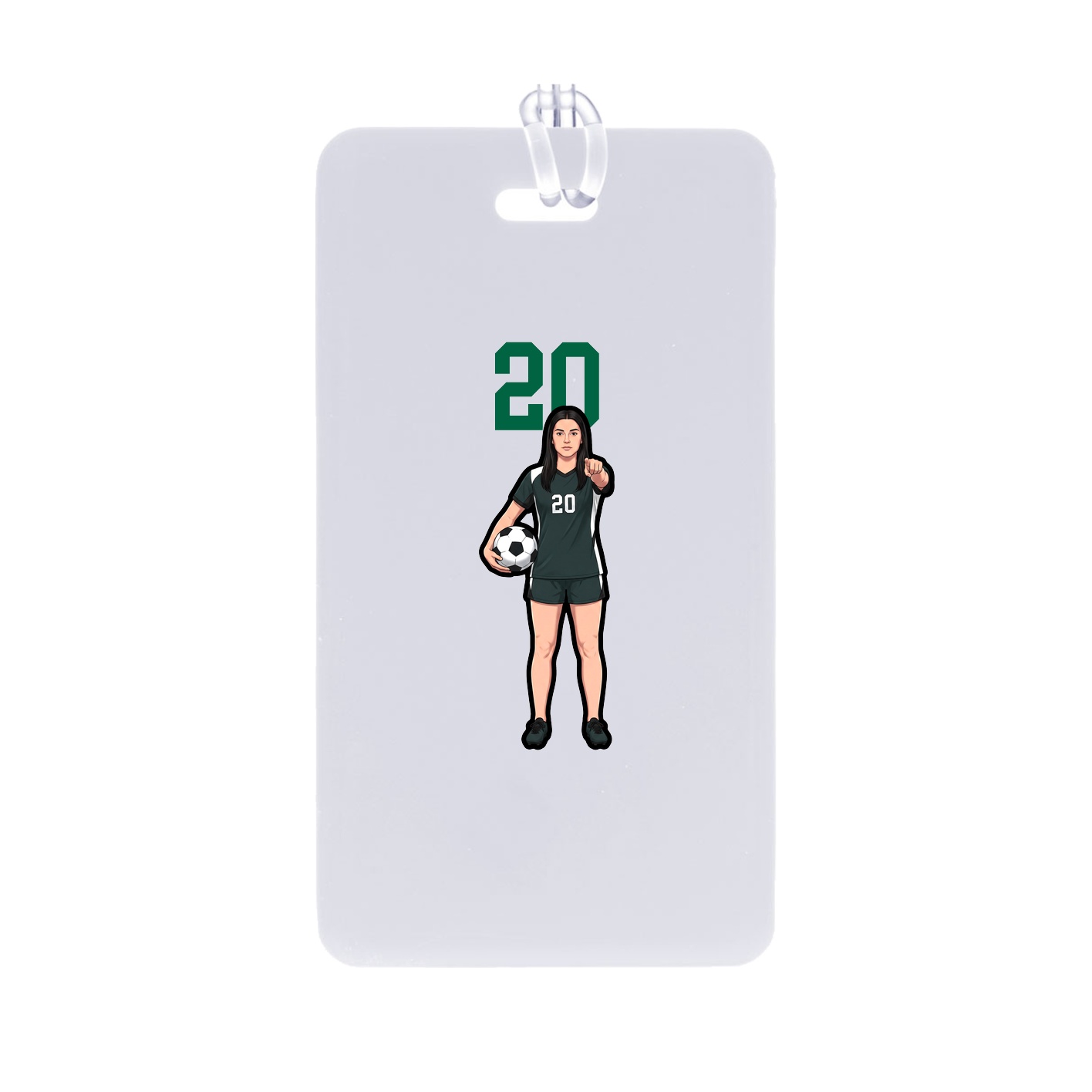 Bag Tag — Number Top in Classic