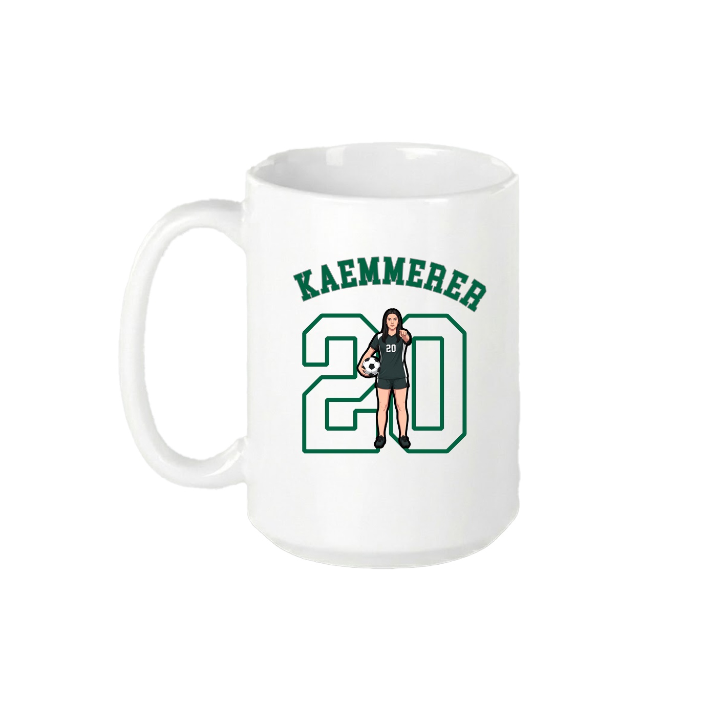 15oz Coffee Mug — Shirsey Arch in White