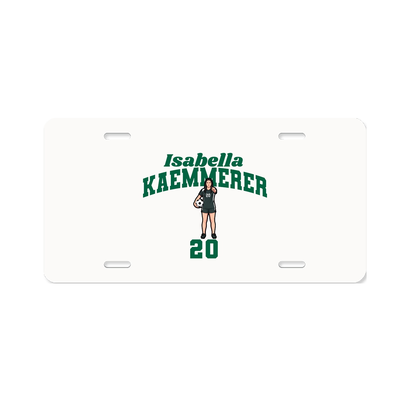 License Plate — Signature Arch in Classic
