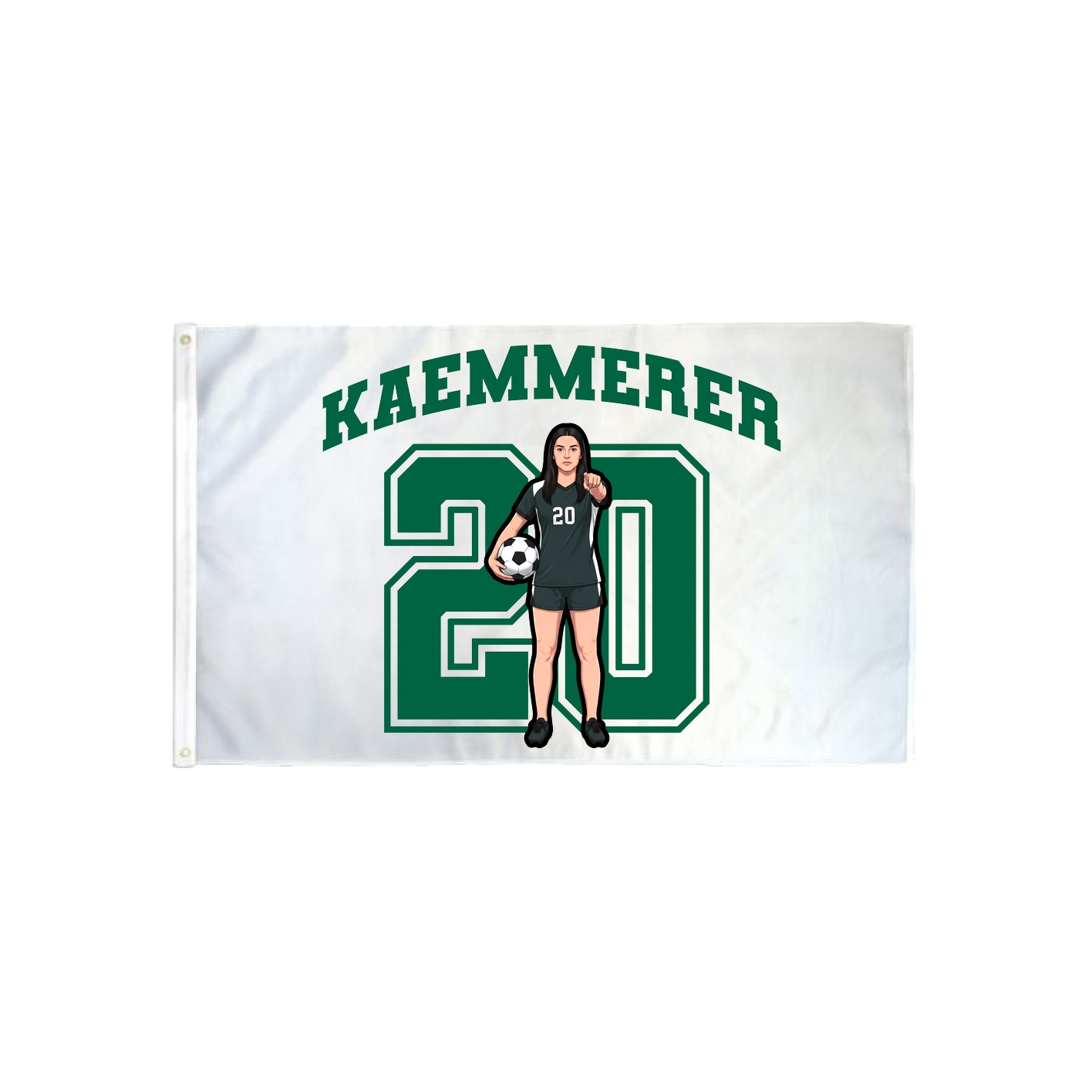 3x5 Flag — Number in Classic