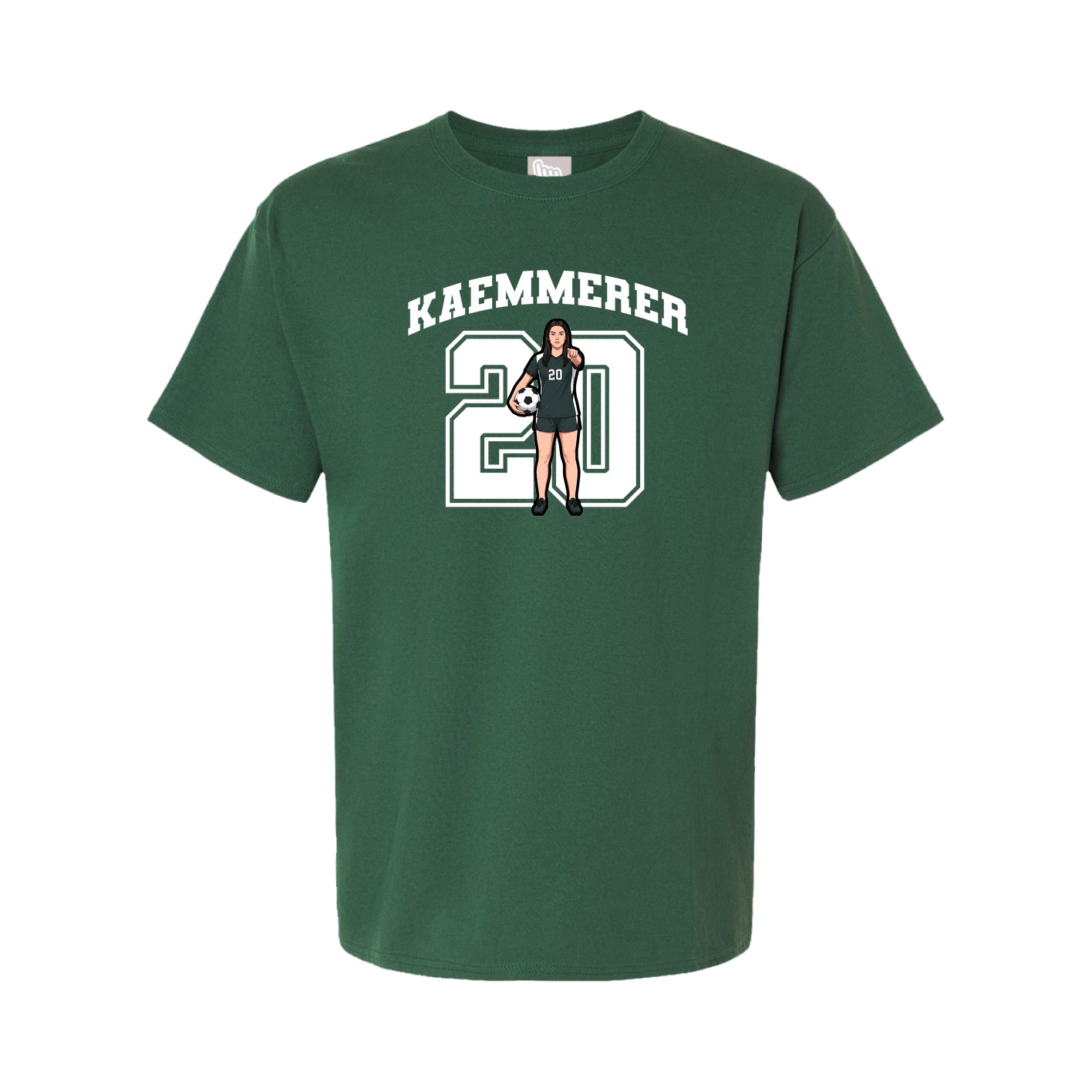 Tee — Number in Green